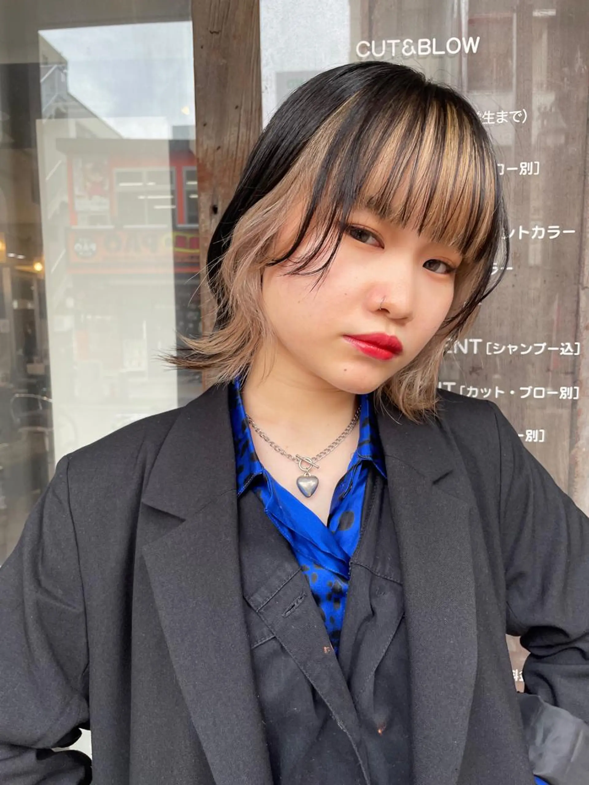 ショート カラー インナーカラー risa 。のヘアスタイル