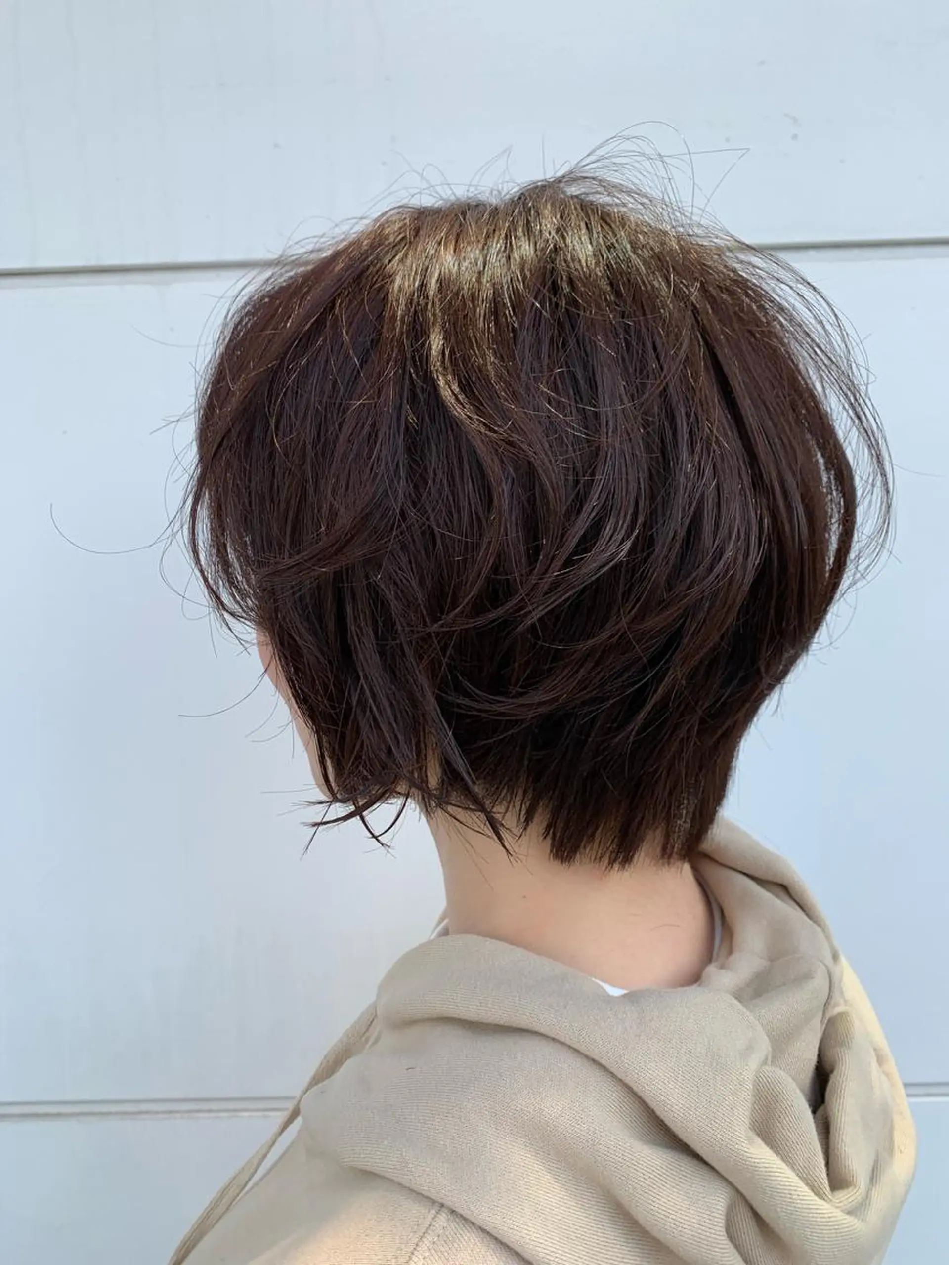 ショート カラー ヘアカラー トリートメント 髪質改善🌈 tomomiのヘアスタイル