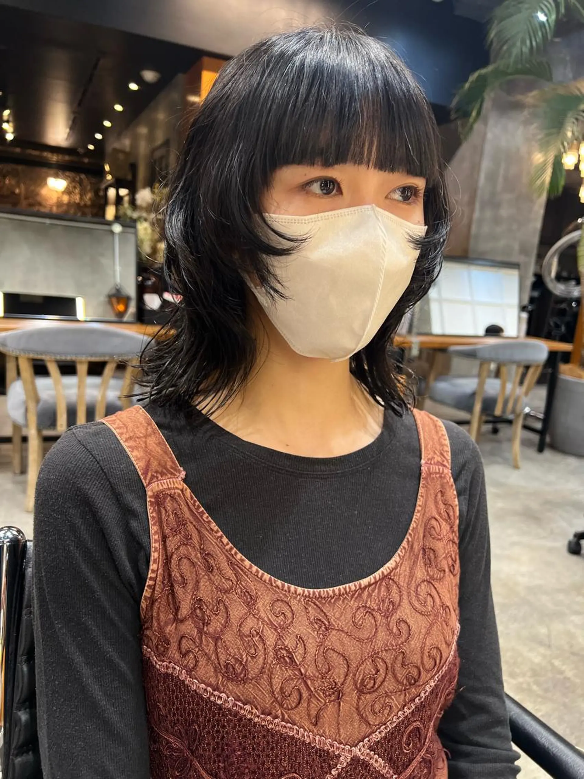 ミディアム カラー 圧倒的デザイン力 店長🎨RENAのヘアスタイル