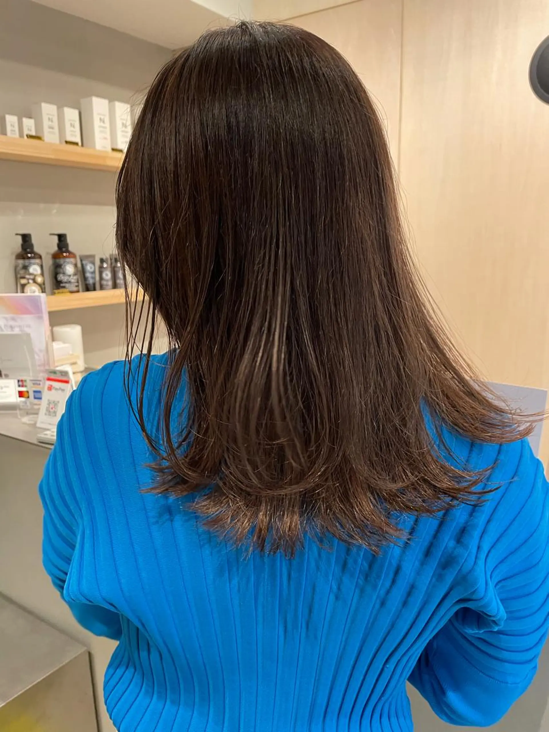セミロング カラー hazuki 🌝のヘアスタイル