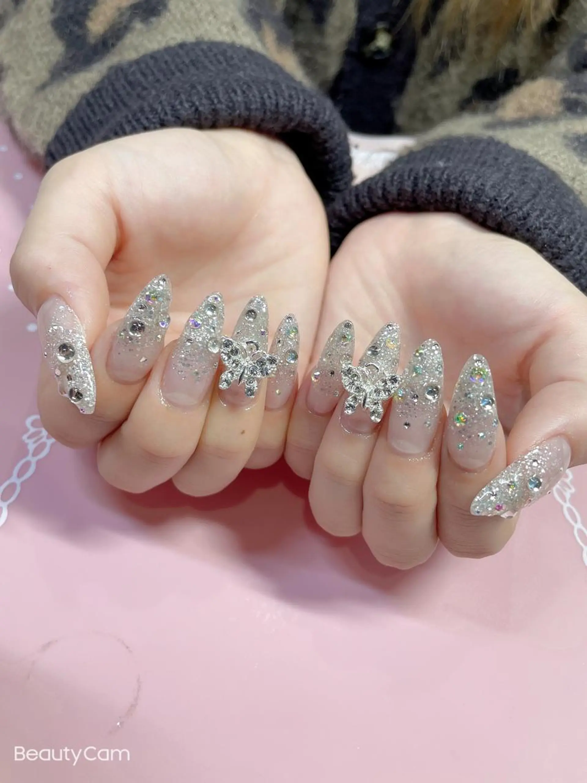 セミロング ネイル ハンドネイル 《LB》ラブリエ Nail&eyeのマツエク・マツパデザイン