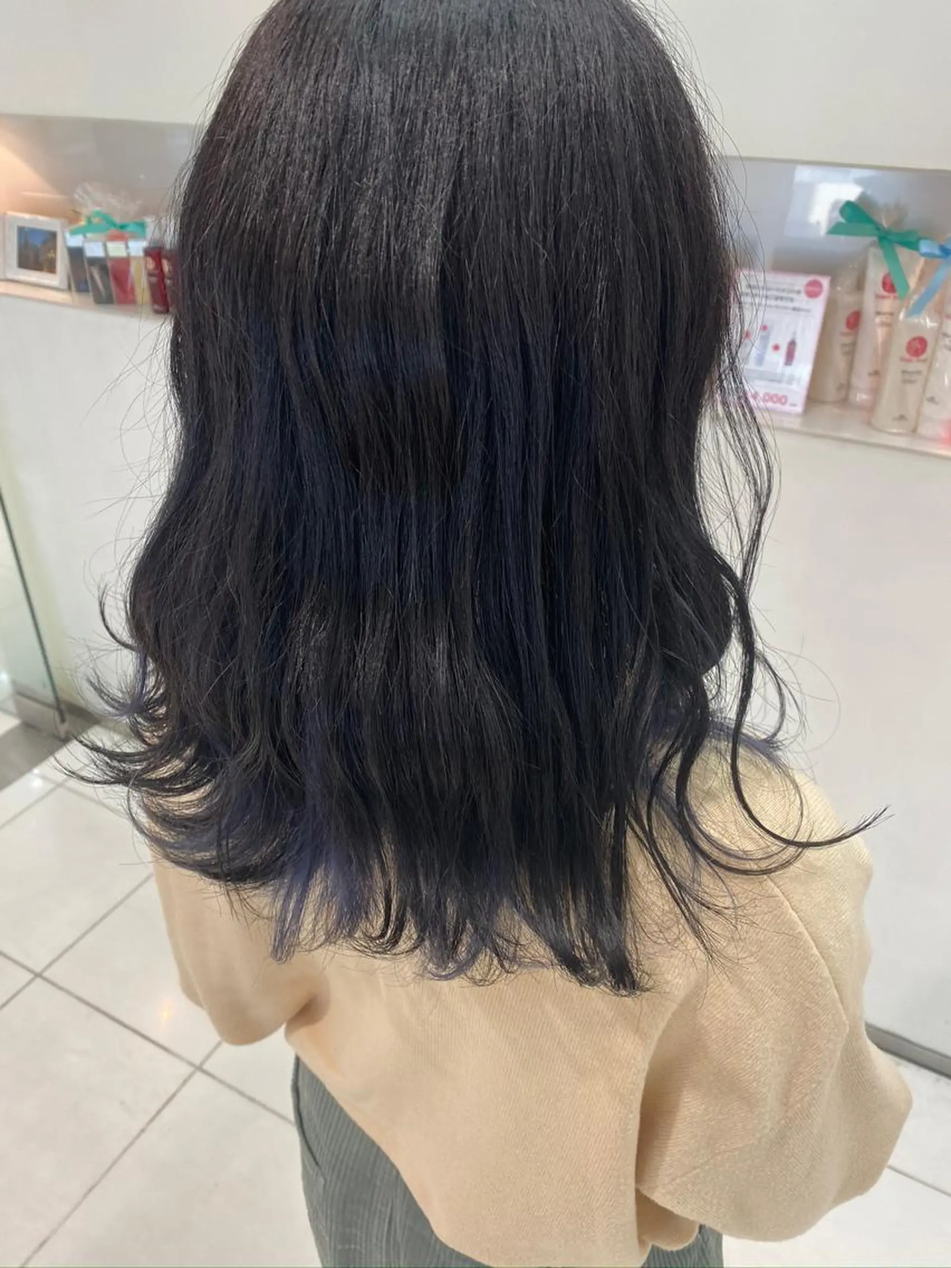 ロング カラー ブルーカラー SHOTA 大人ショートのヘアスタイル