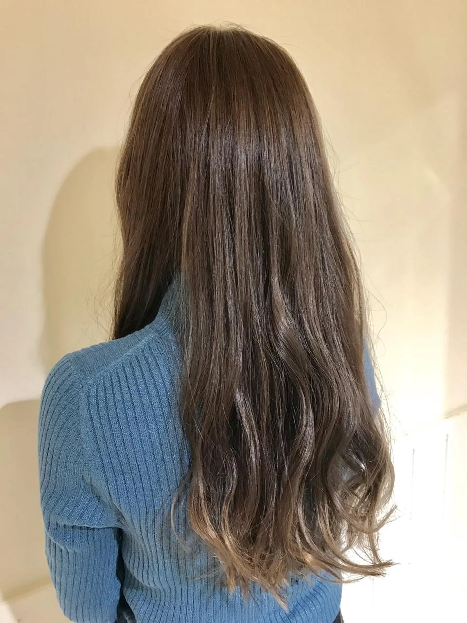 ロング カラー パーマ 艶髪カラー&ウルフ フルカワ ヒロズミのヘアスタイル