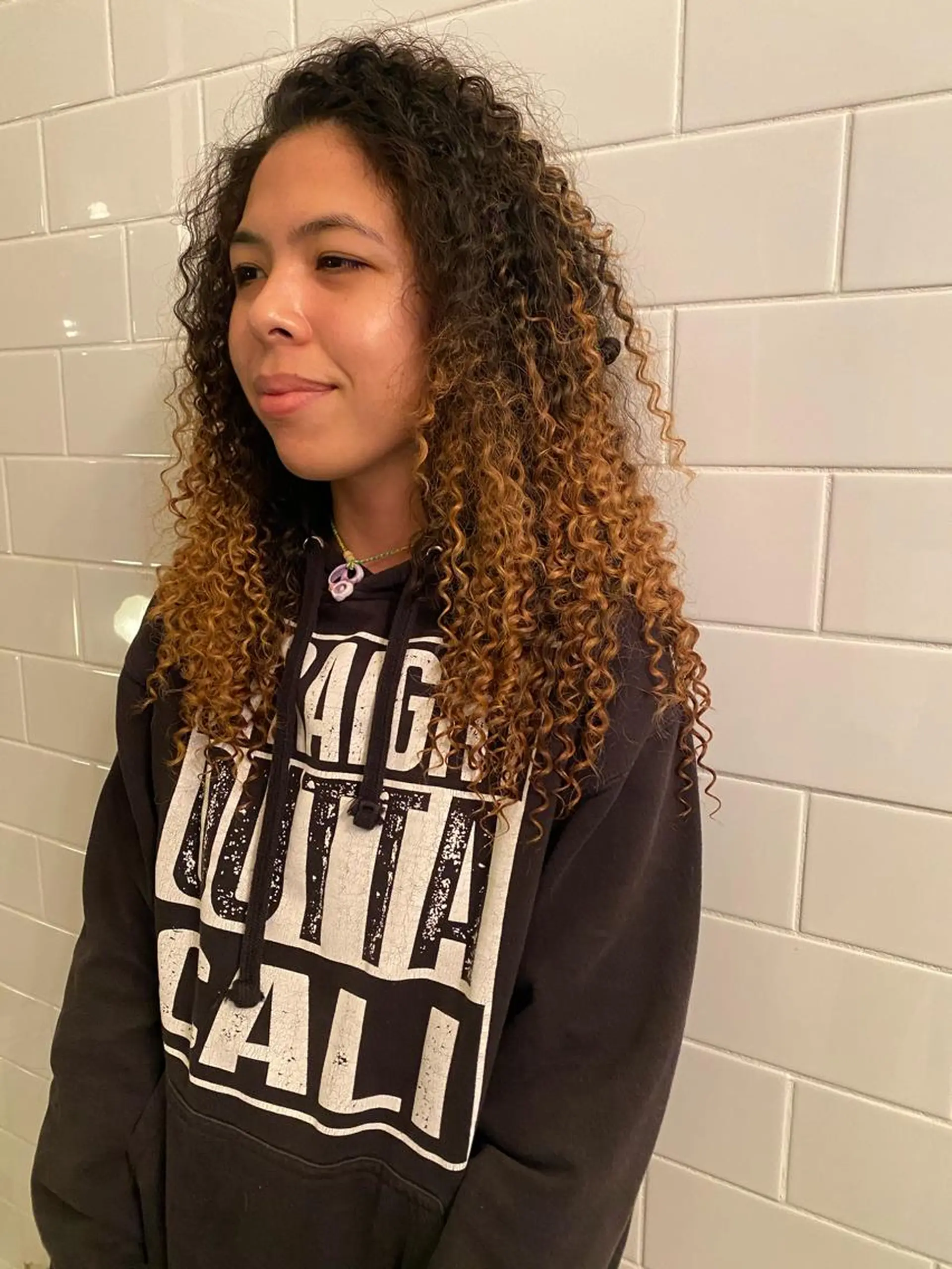 ロング カラー パーマ ヘアアレンジ キッズ ネイル マツエク・マツパ 中元 淳のヘアスタイル