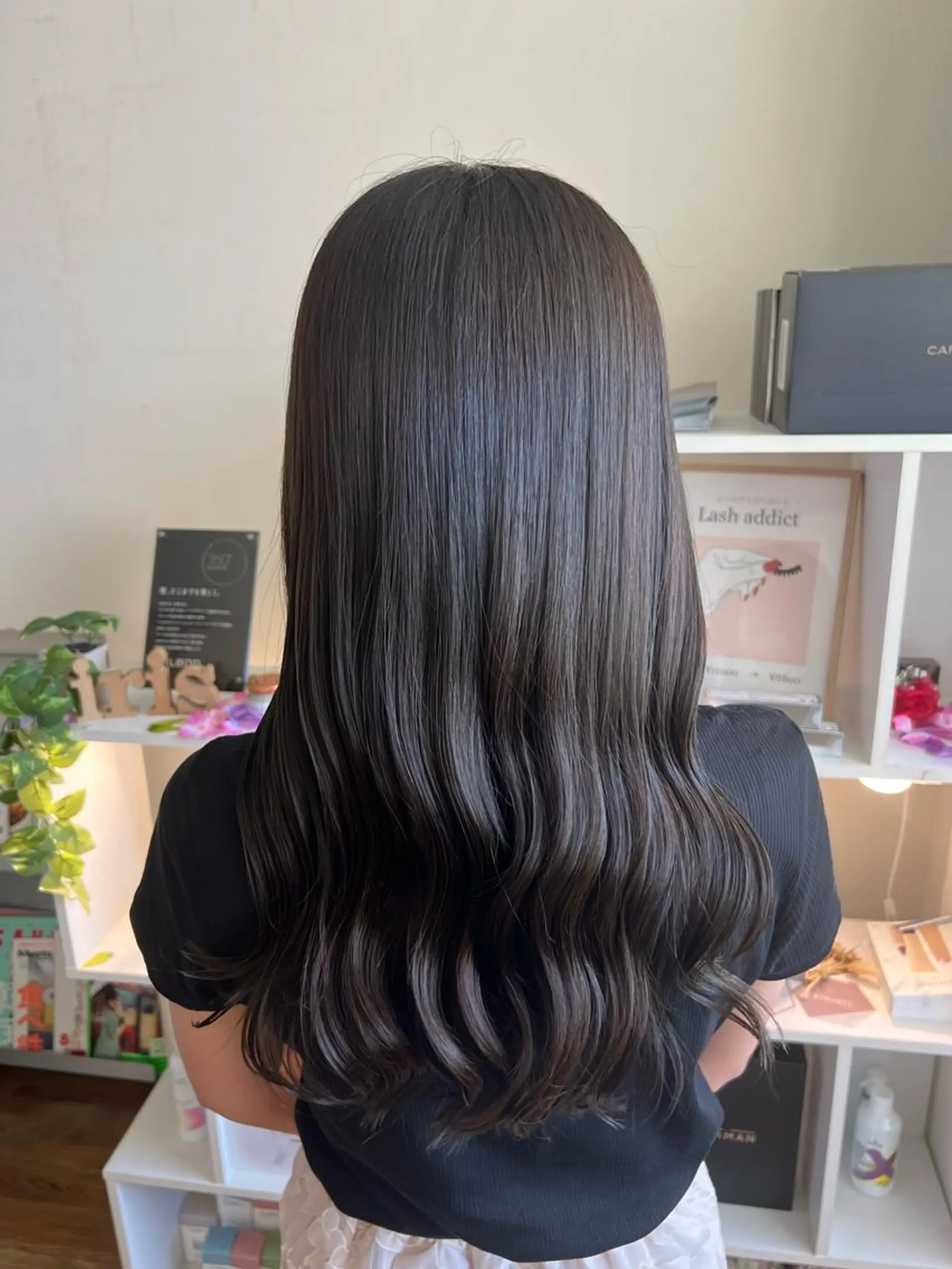 ロング ヘアカラー 竹添 有梨沙のヘアスタイル