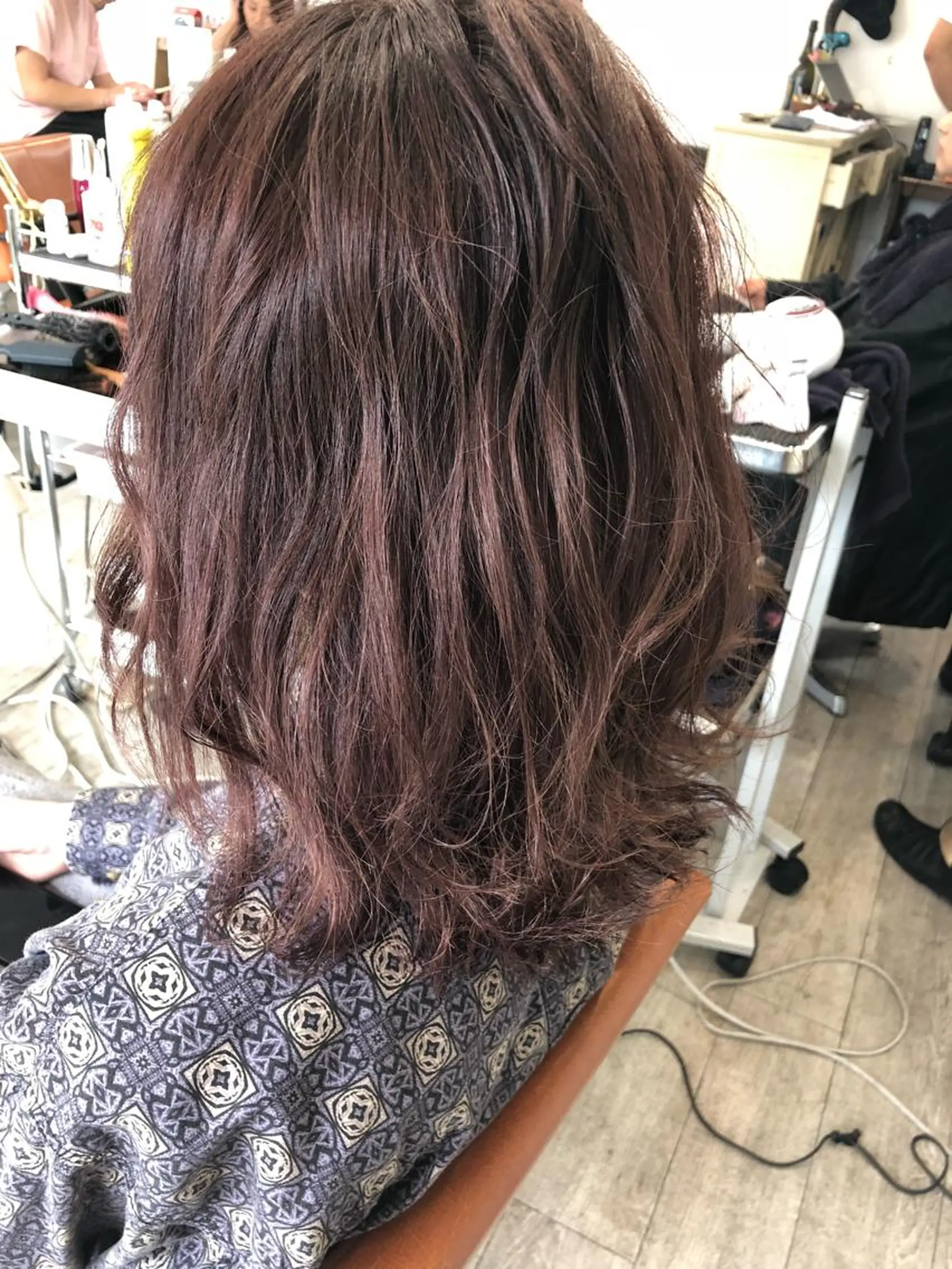 カラー 透明感カラー イルミナカラー ピンクカラー バイオレットカラー グレージュ/髪質改善 Yamato.hのヘアスタイル