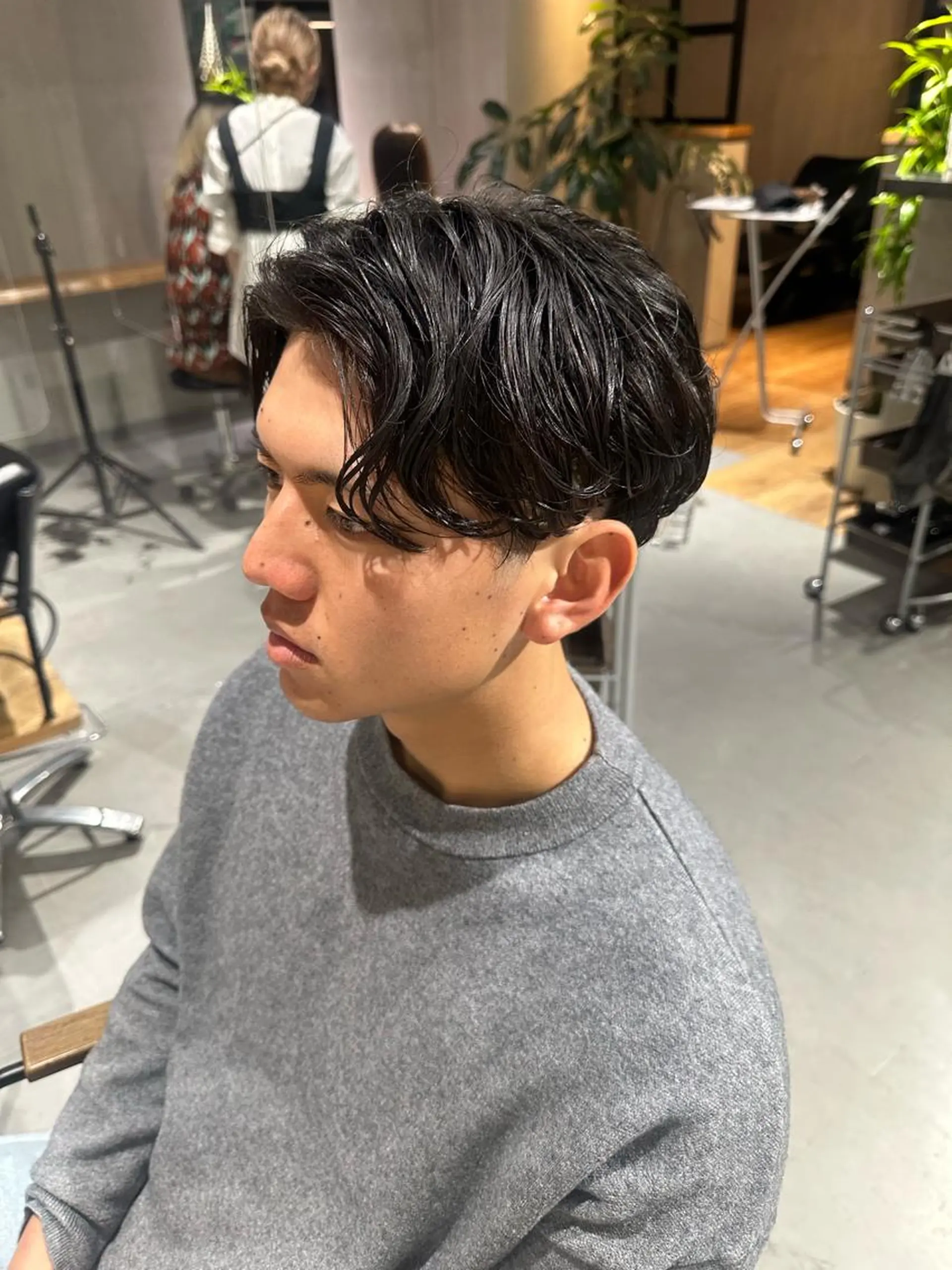 パーマ メンズ Nikiita リコのヘアスタイル