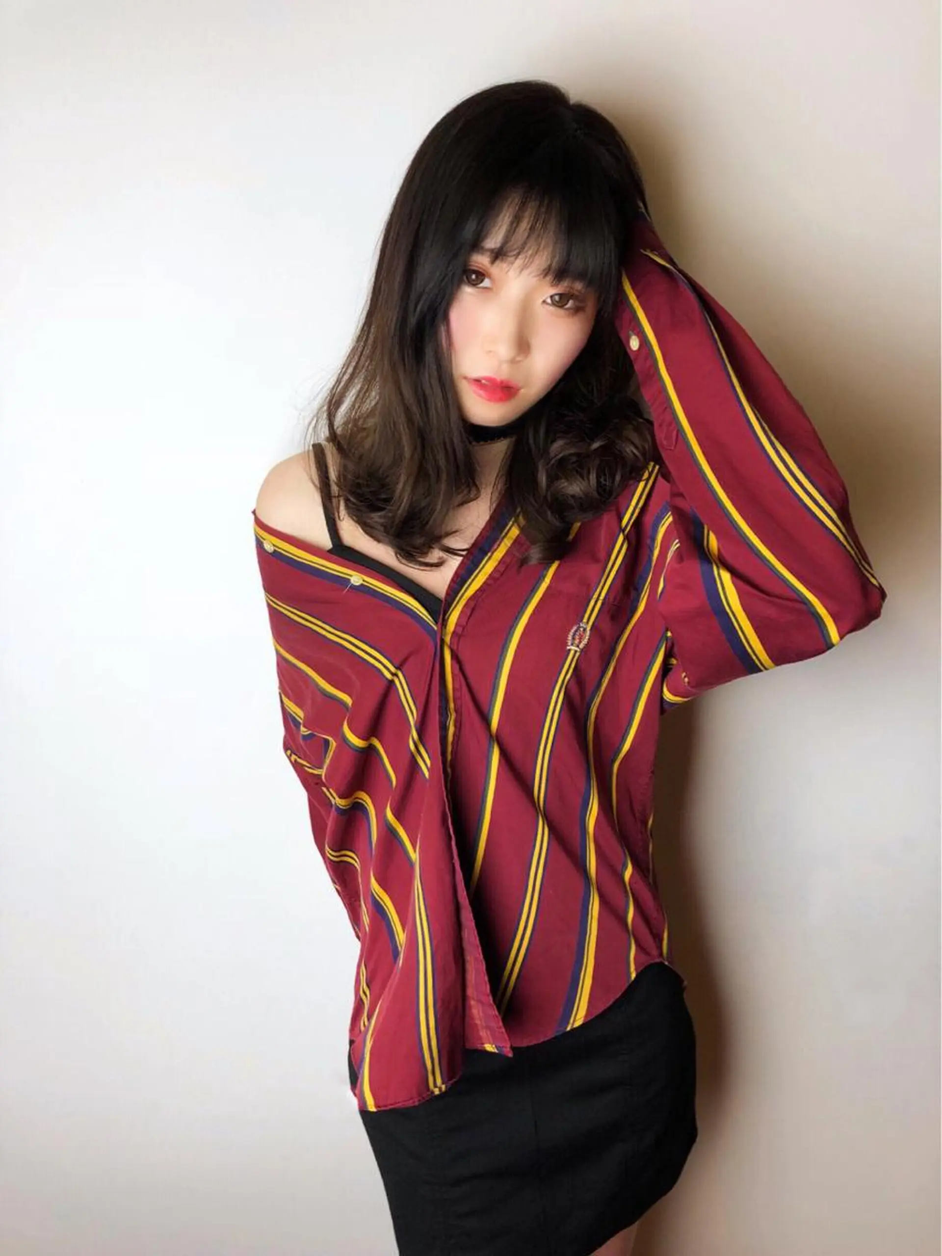 ロング Hikaru Takahashiのヘアスタイル