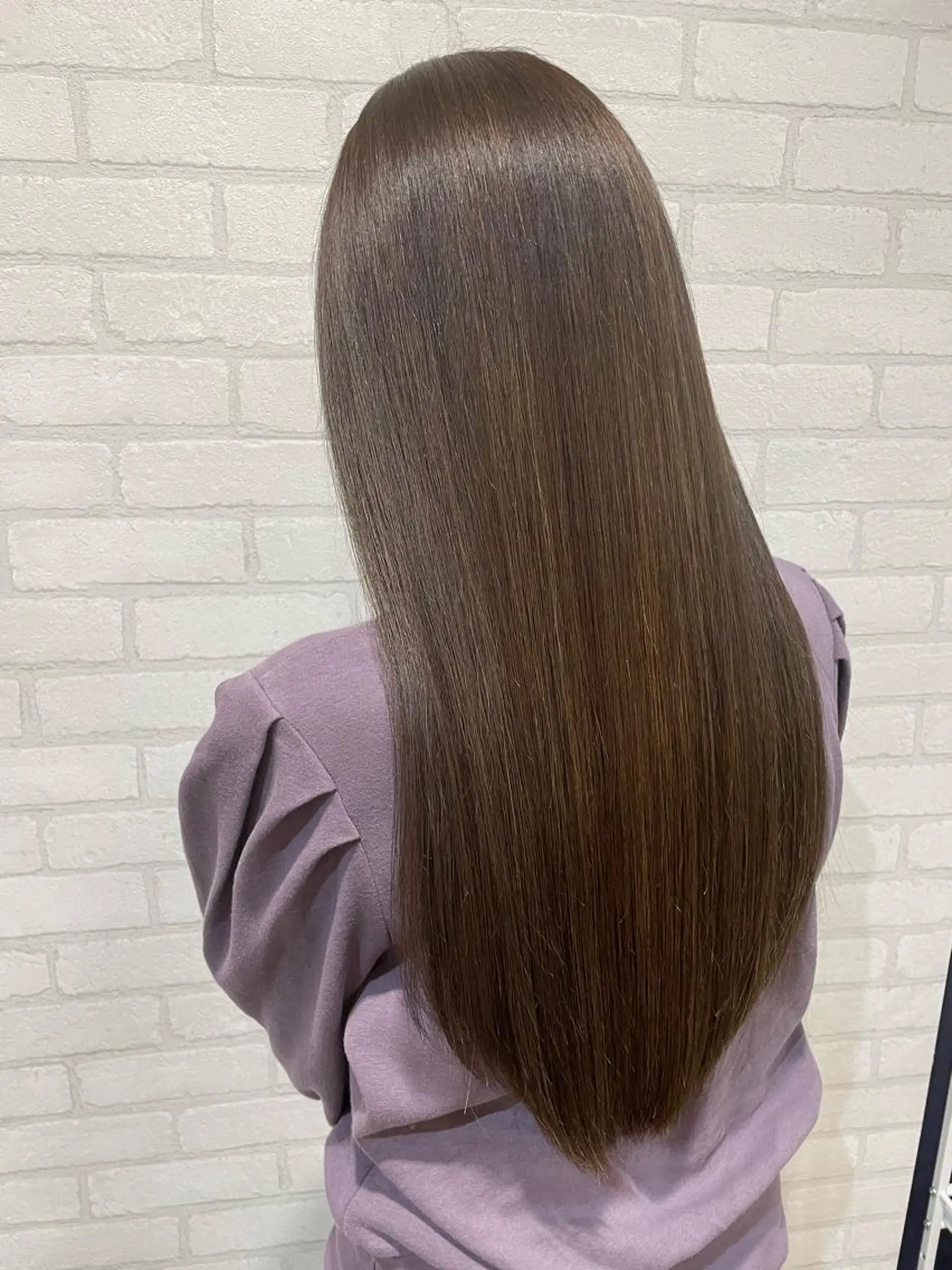 ロング アッシュ 透明感カラー💎 AYAのヘアスタイル