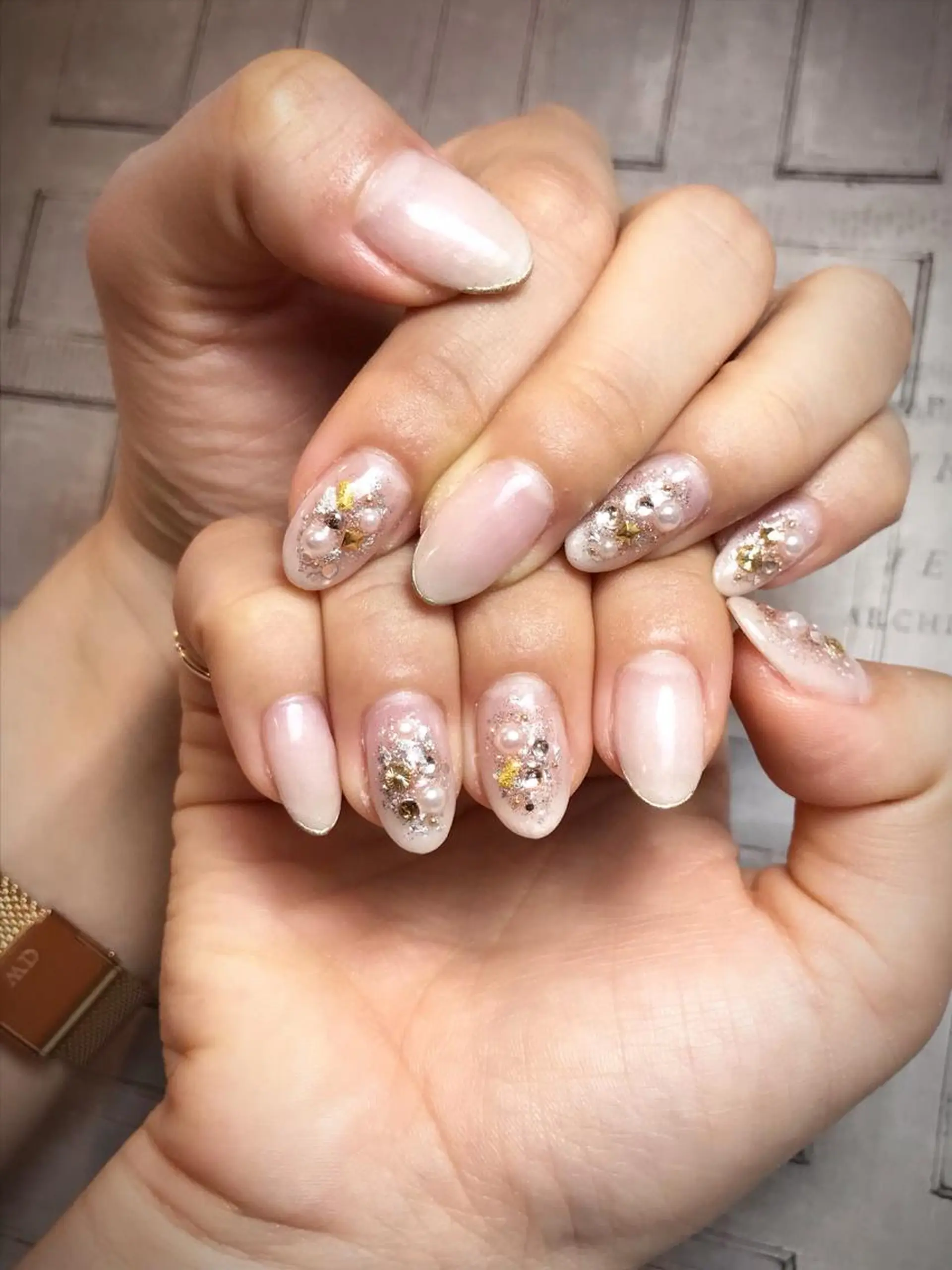 ネイル アートネイル キラキラネイル ラメ(グリッター) ハンドネイル jdn kayokoのネイルデザイン