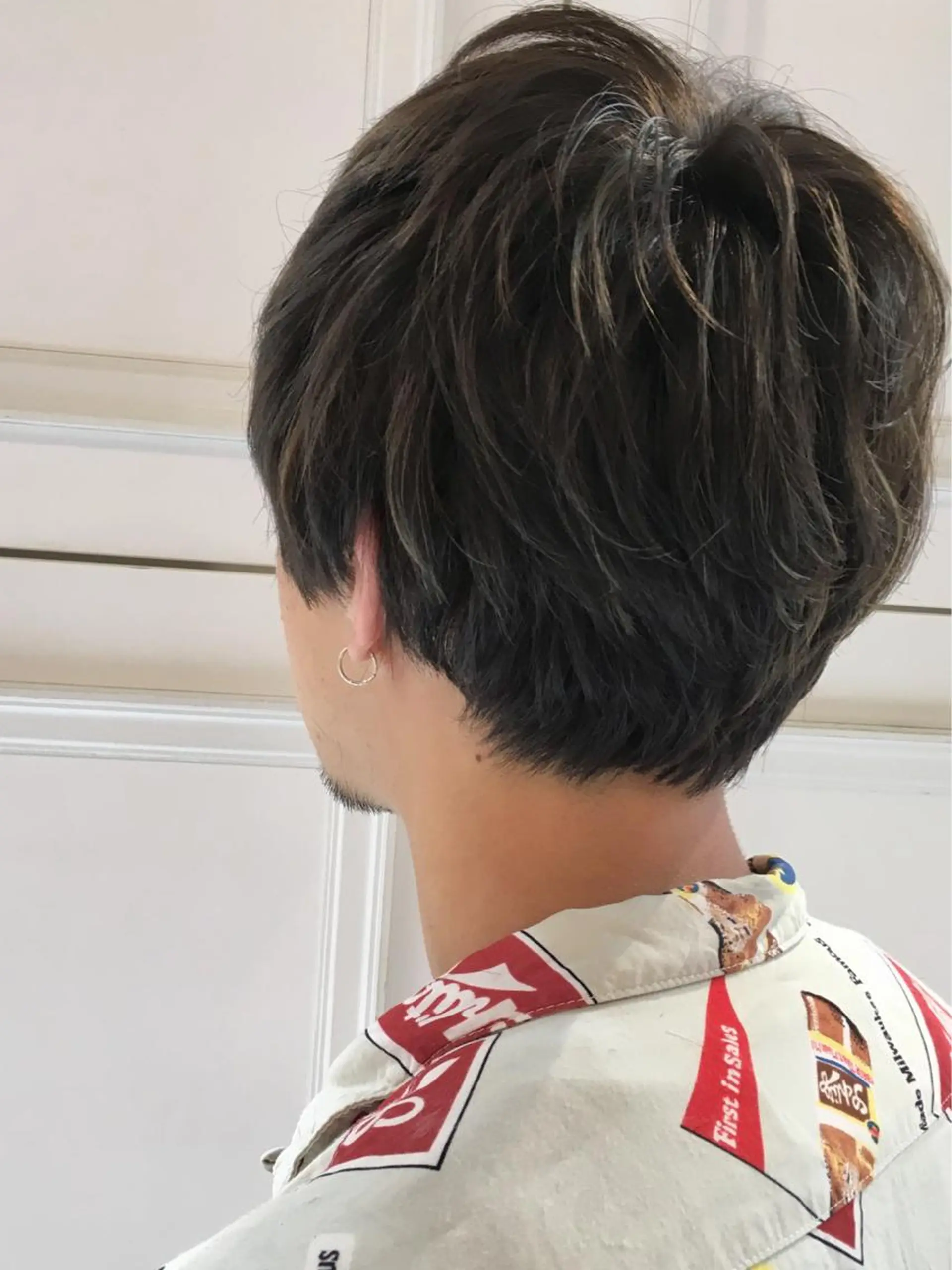 カラー パーマ メンズ メンズハイライト マッシュ メンズパーマ ハイライトカラー fukuyasu rikaのネイルデザイン