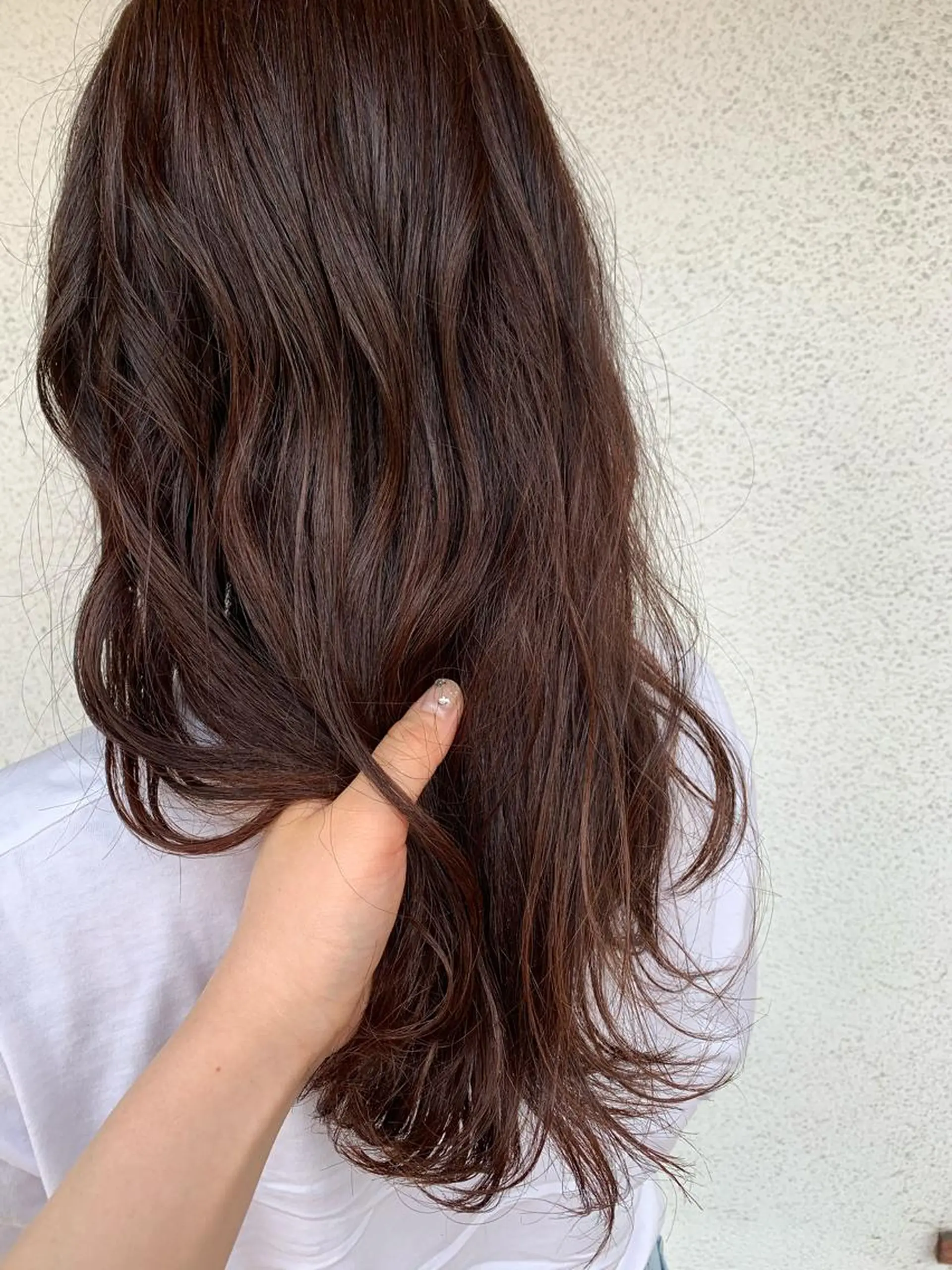 ロング カラー putri 川邉 優花のヘアスタイル