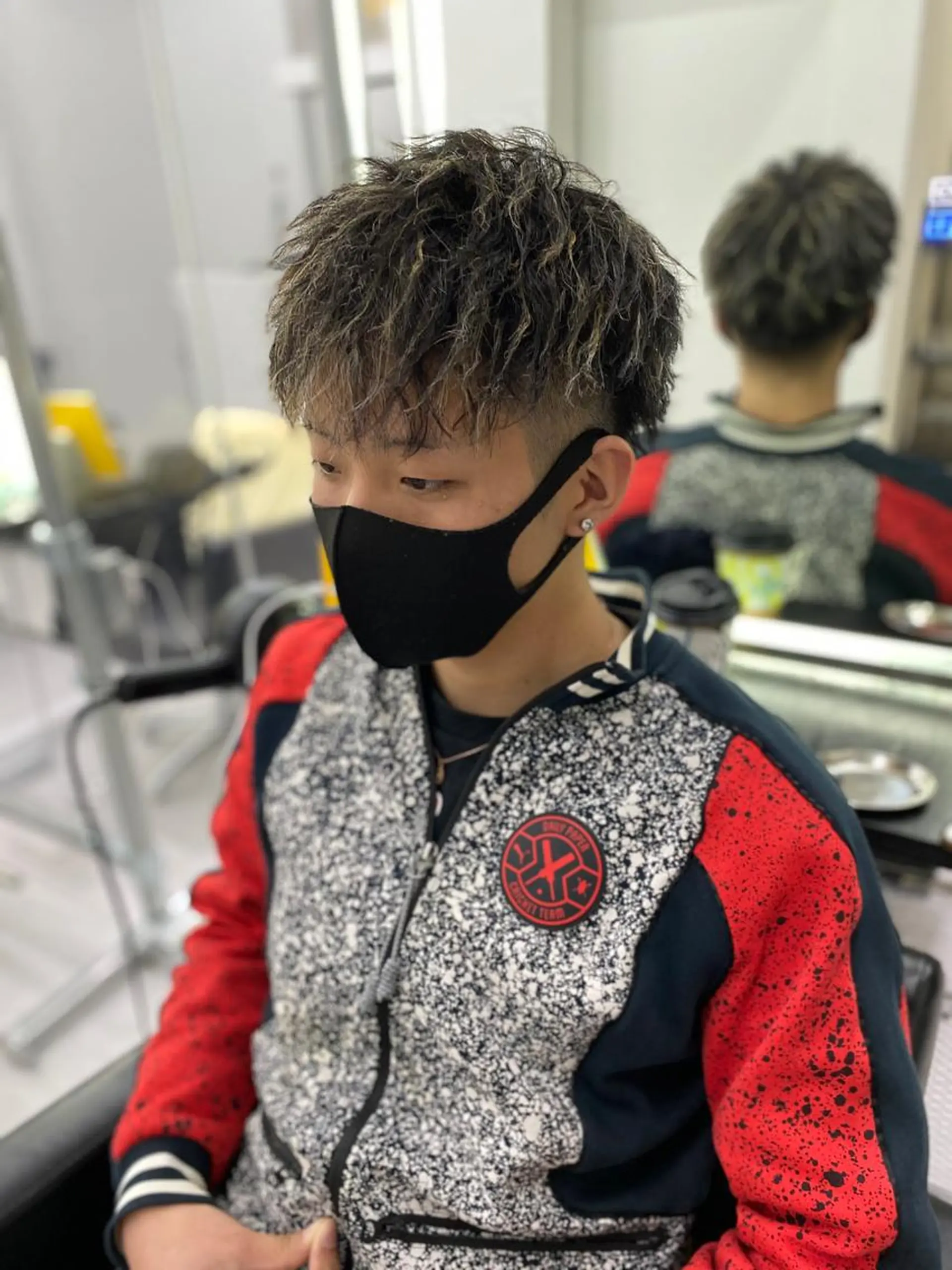 カラー パーマ メンズ 大月 優汰のヘアスタイル