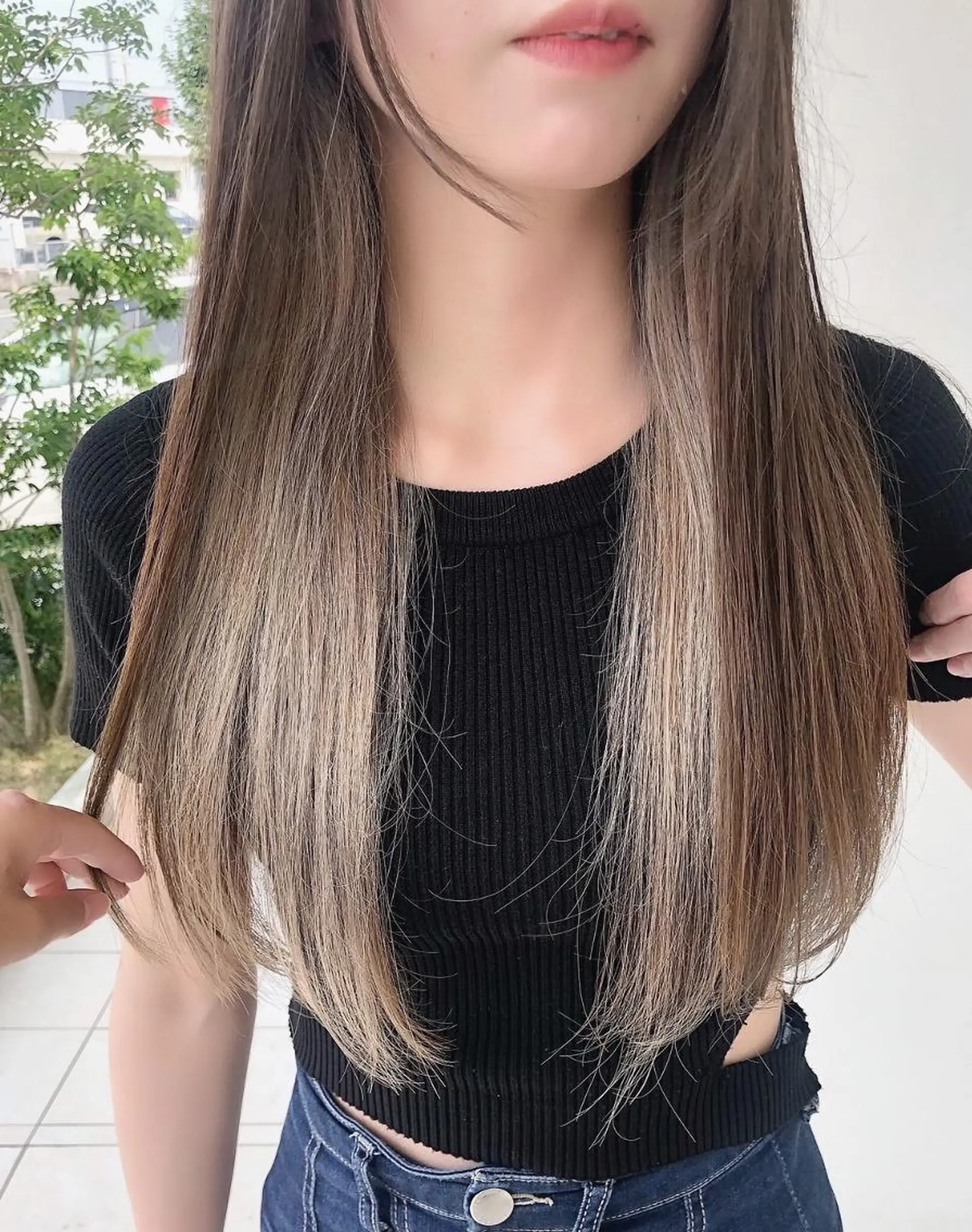 ロング カット ヘアカラー 🤎大人可愛い/ Rinka🤎のヘアスタイル