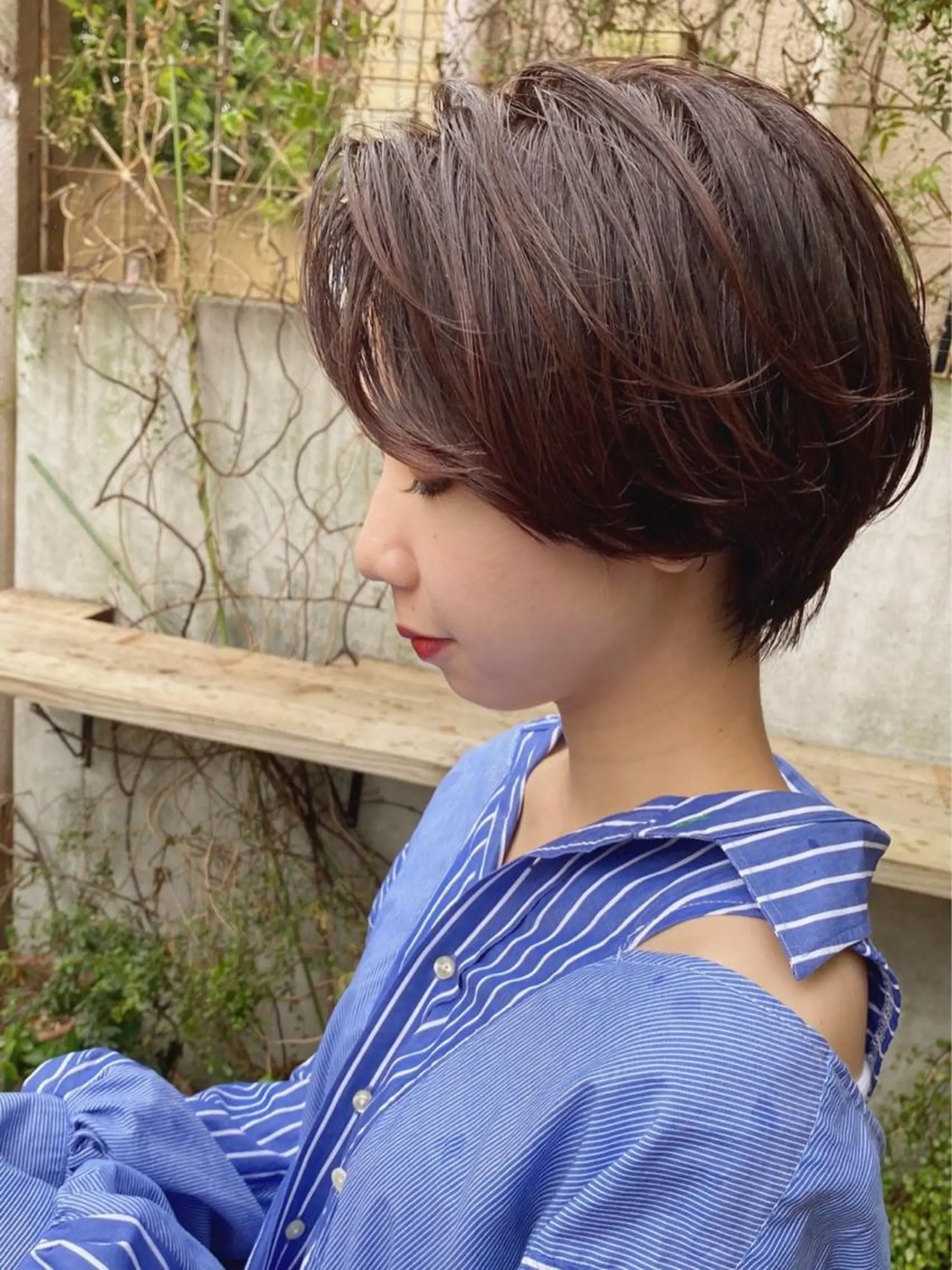 ショート カラー パーマ カット パーマ トリートメント 小顔ショート✁ ⁂Yukari⁂のヘアスタイル