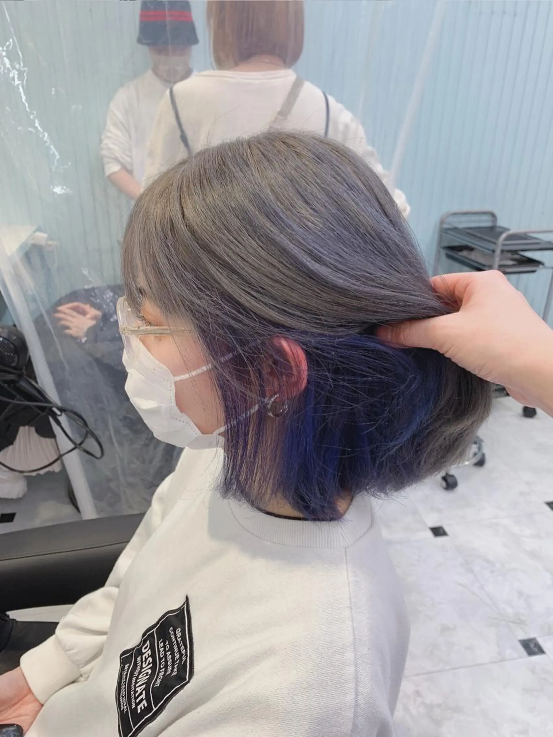 ショート カラー ヘアカラー トリートメント ブリーチカラー 🩵MIZUKIのヘアスタイル