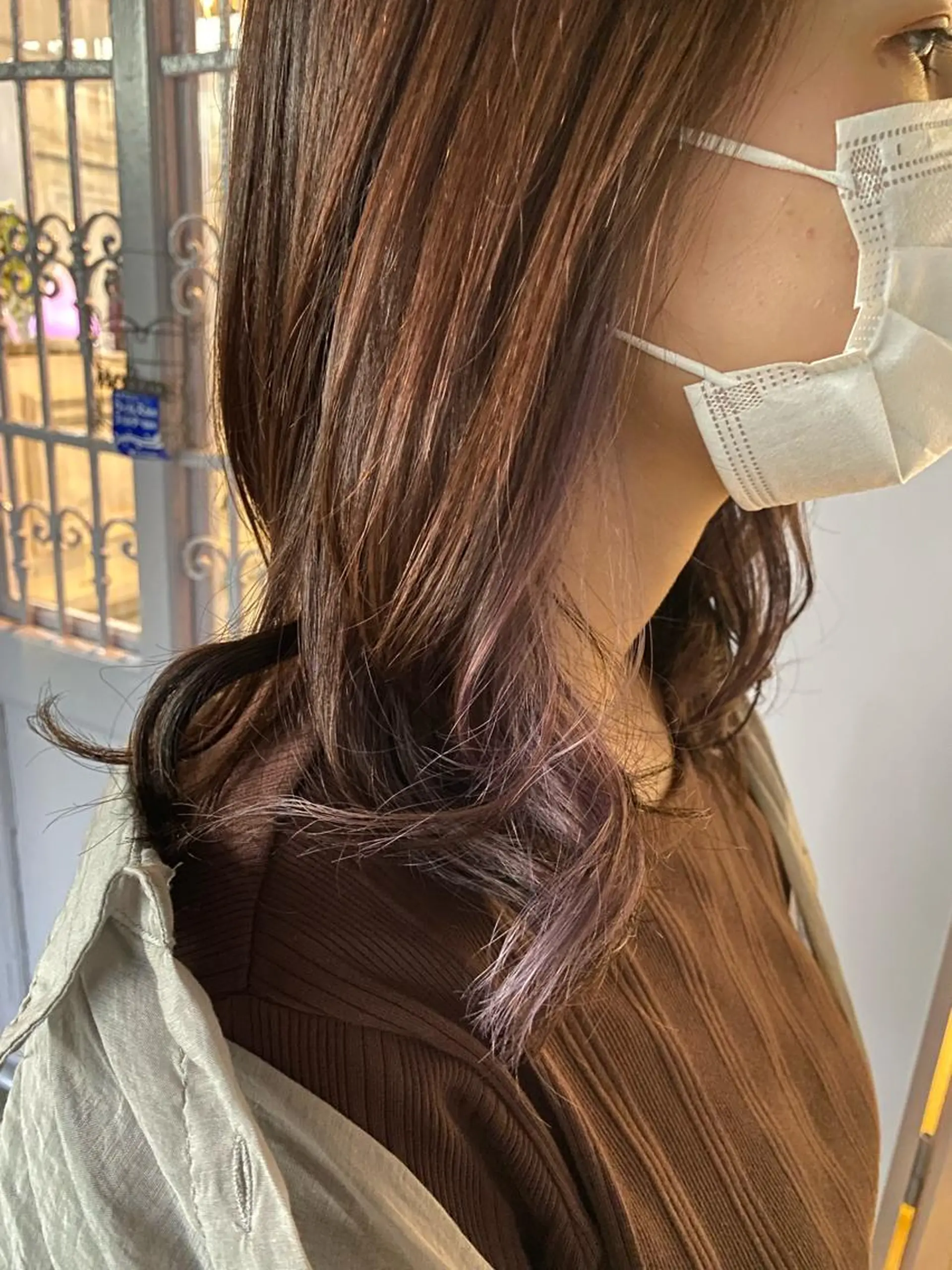 セミロング カラー ambiance 茨木所属・中野 優子のマツエク・マツパデザイン