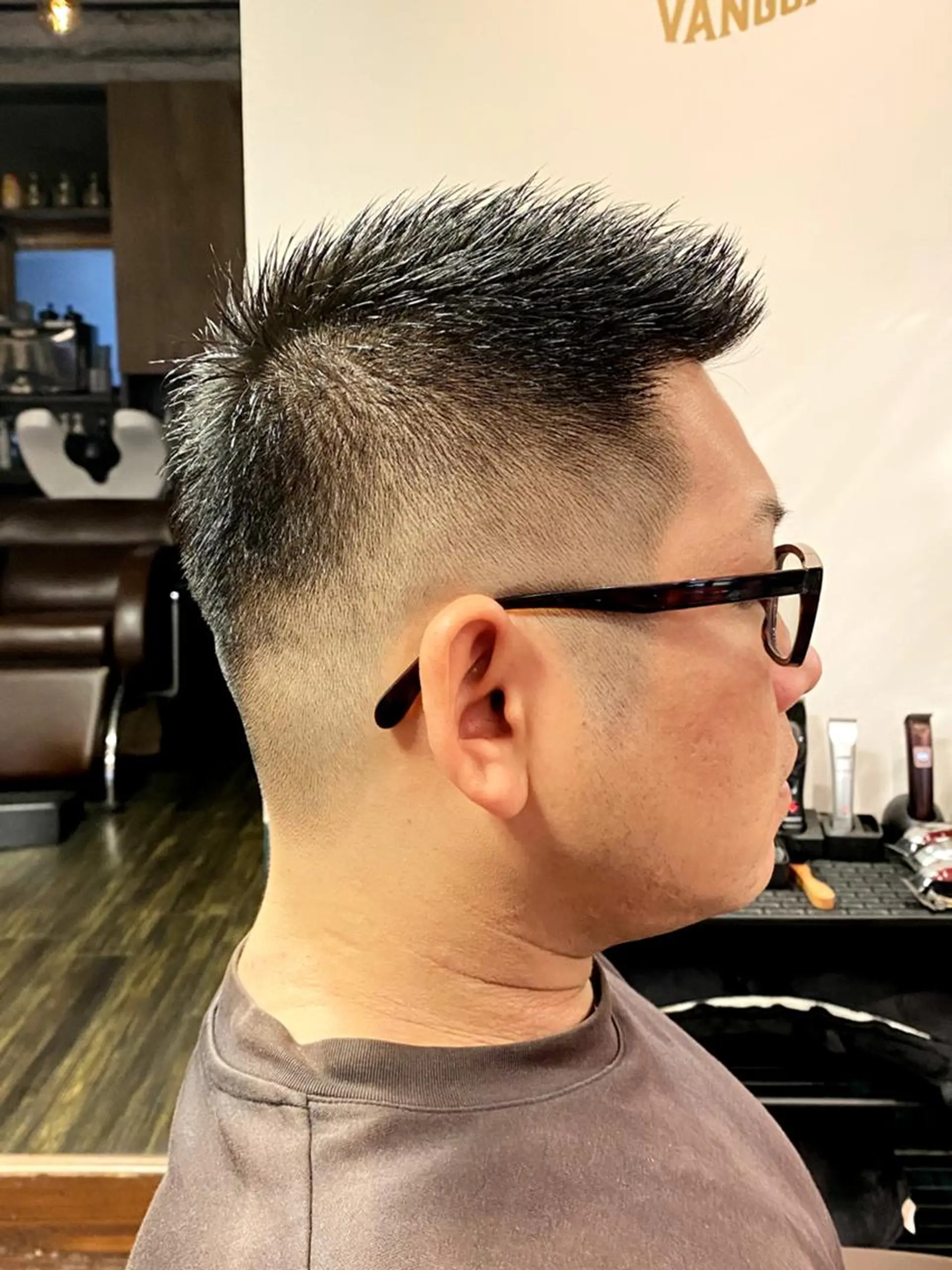 ショート メンズ 早稲田/メンズ専門 /フェード/葛西裕季のヘアスタイル