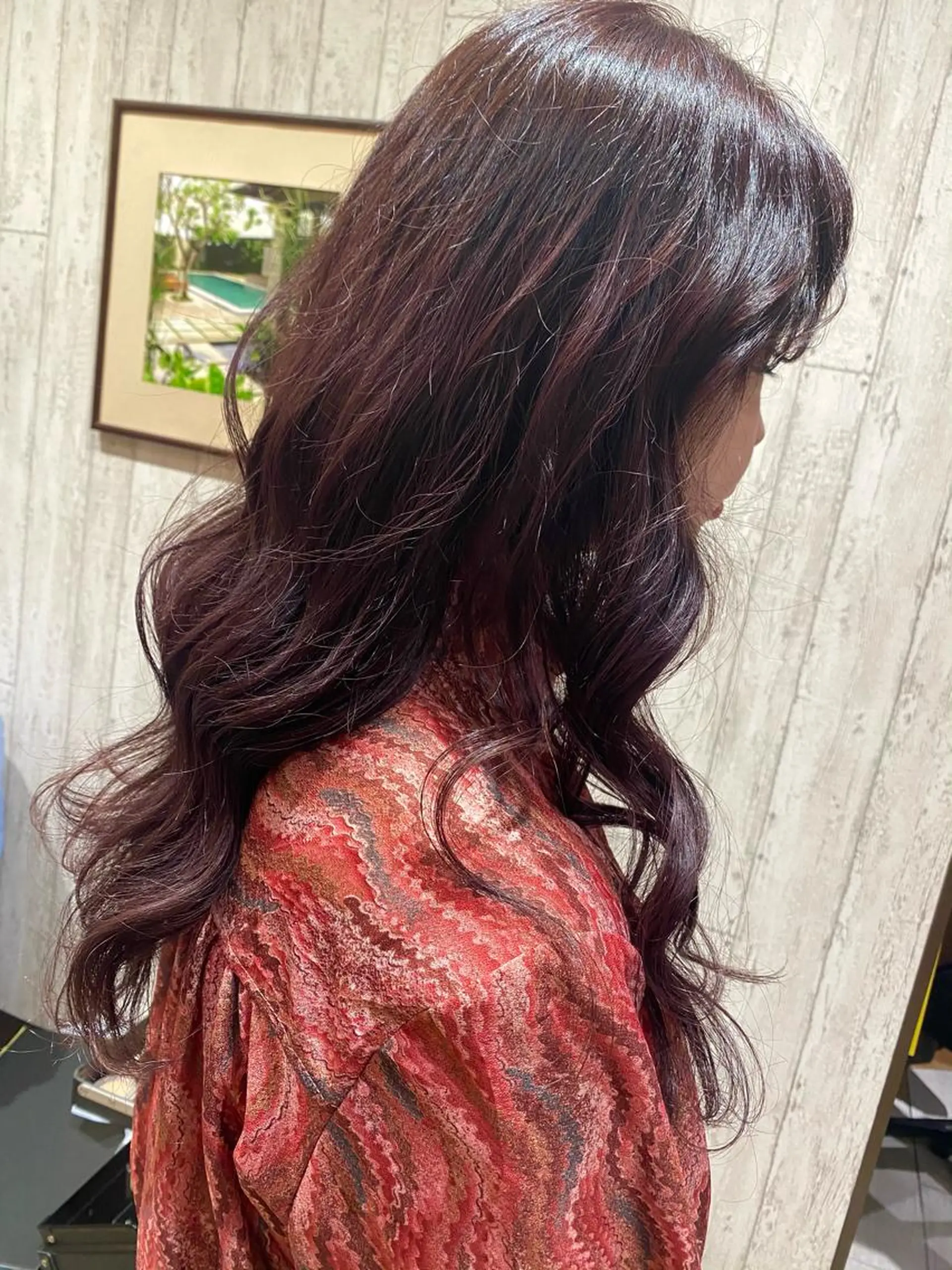 ロング カラー ブリーチ グラデーションカラー ピンクカラー バイオレットカラー ヘアカラー トリートメント 🦋店長🦋 ほんさわ みずきのヘアスタイル