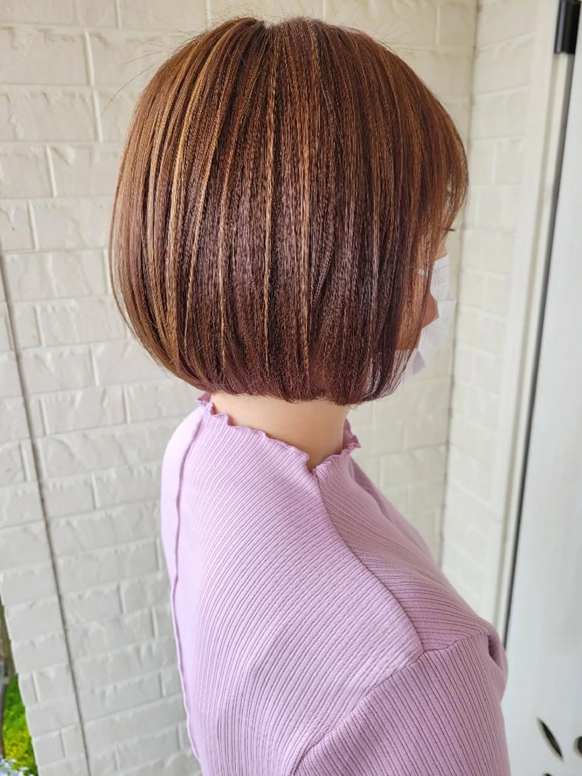 ショート カラー 清水 沙織のヘアスタイル