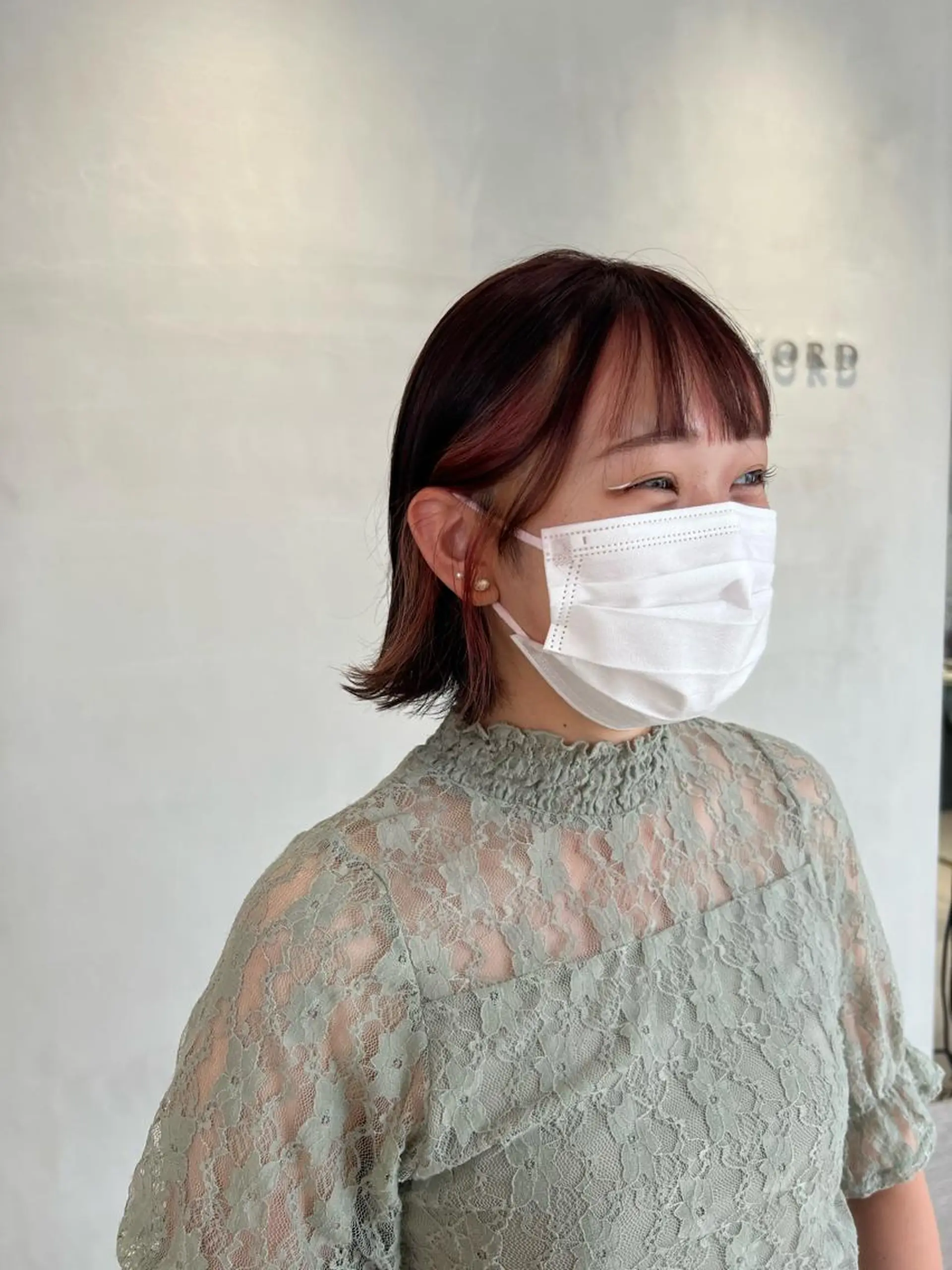 ミディアム カラー ミストバング  フェイスフレーミング 🦄Rena 🦄のヘアスタイル