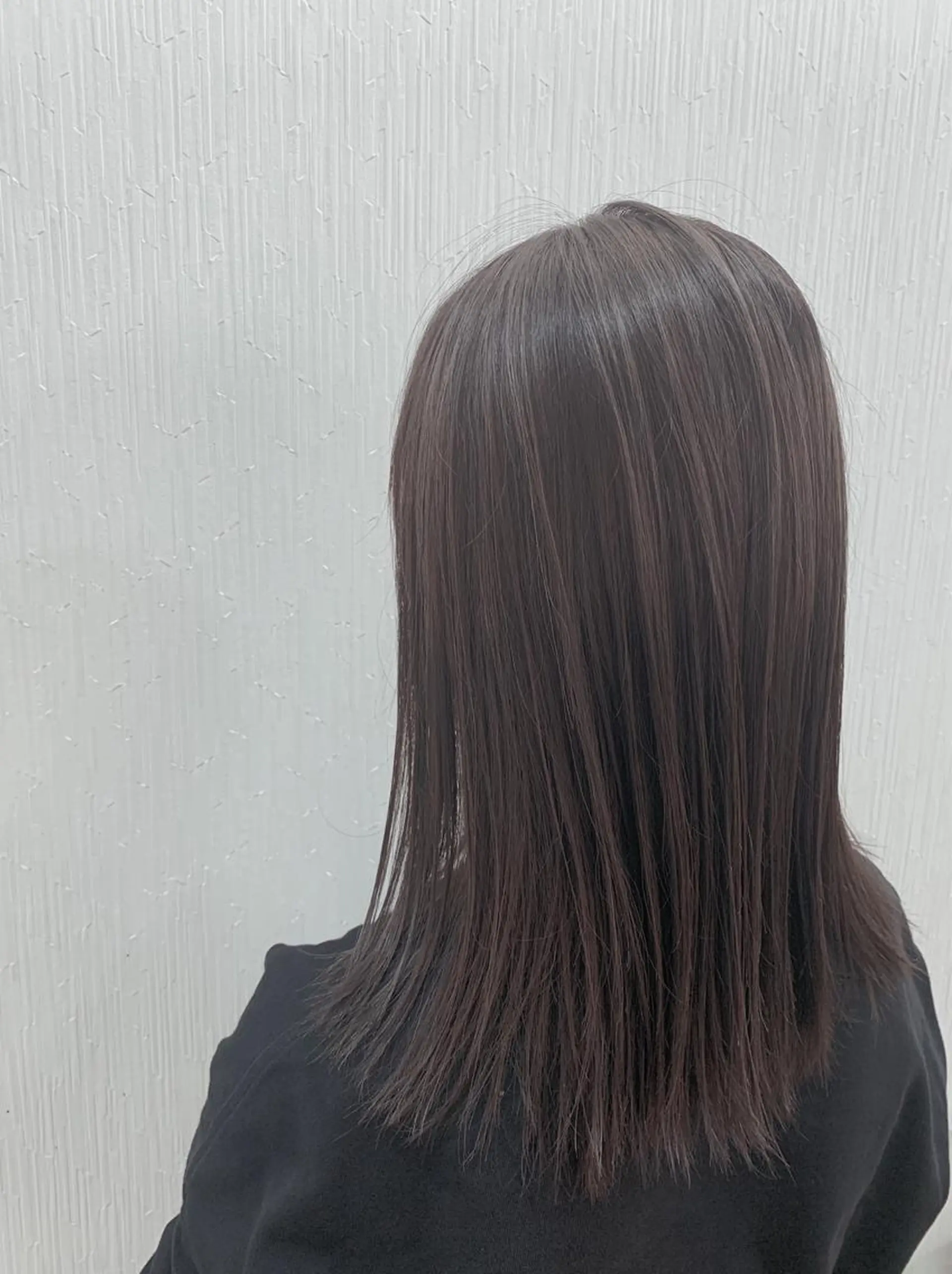 セミロング カラー レイヤーカットモデル 募集/藤原一真のヘアスタイル