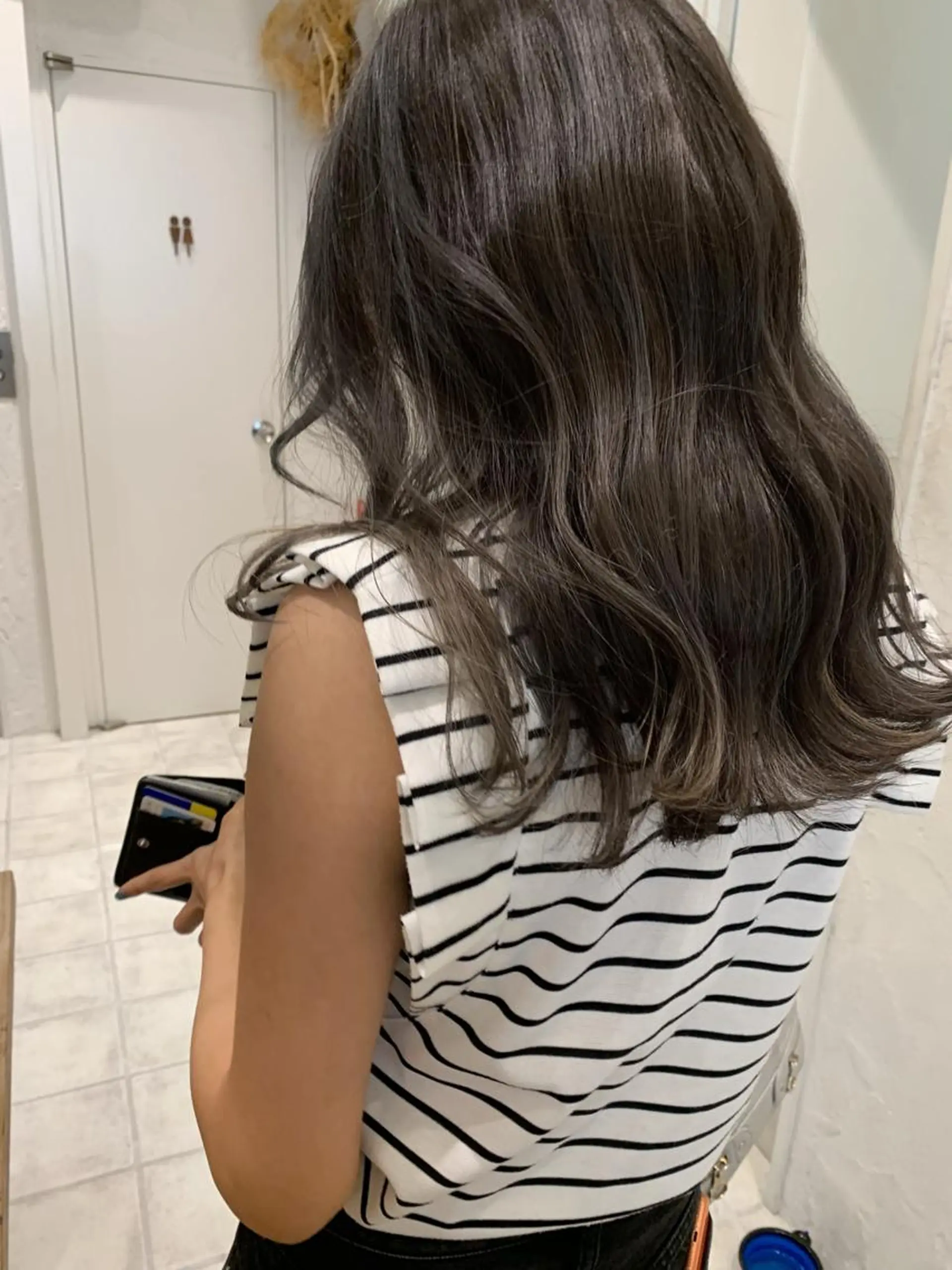 セミロング カラー 透明感カラー ハイライトカラー ハイライト 🌟アレンジが似合う カラー🌟Rumiのヘアスタイル