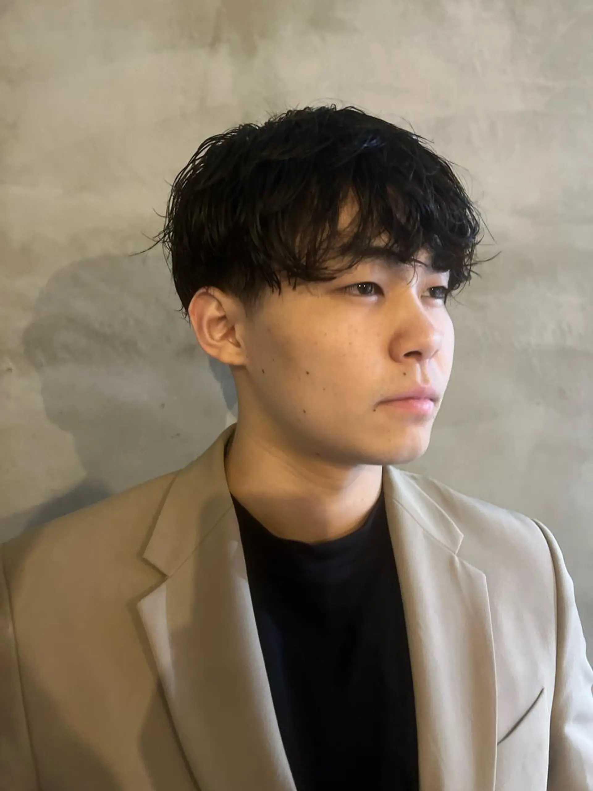 ショート パーマ メンズ マッシュ メンズパーマ 渋谷/原宿/メンズ/ コヤマトモヤのヘアスタイル