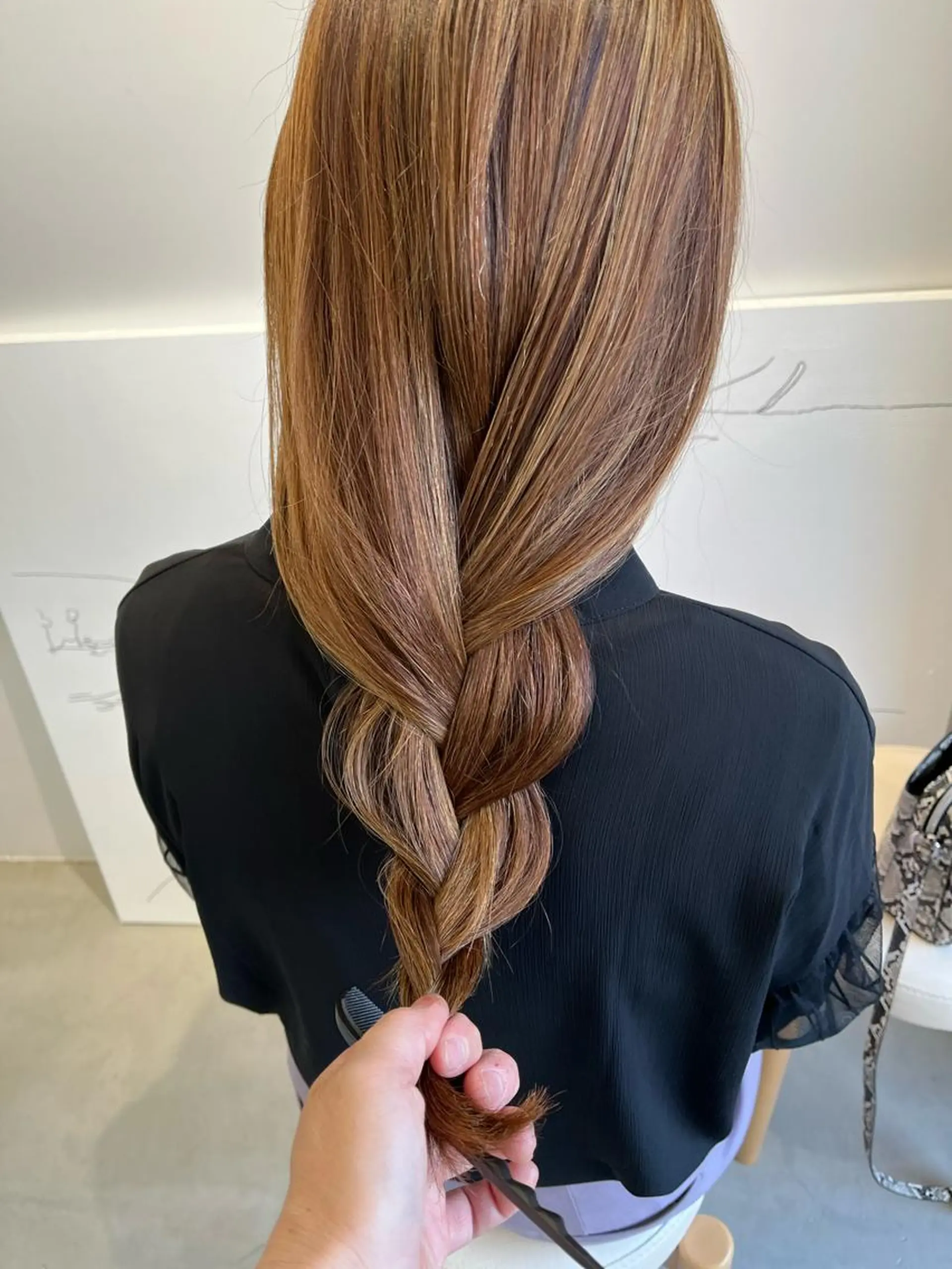 ロング カラー ハイライトカラー ハイライト 難波/白髪ぼかし/ KAORIのヘアスタイル