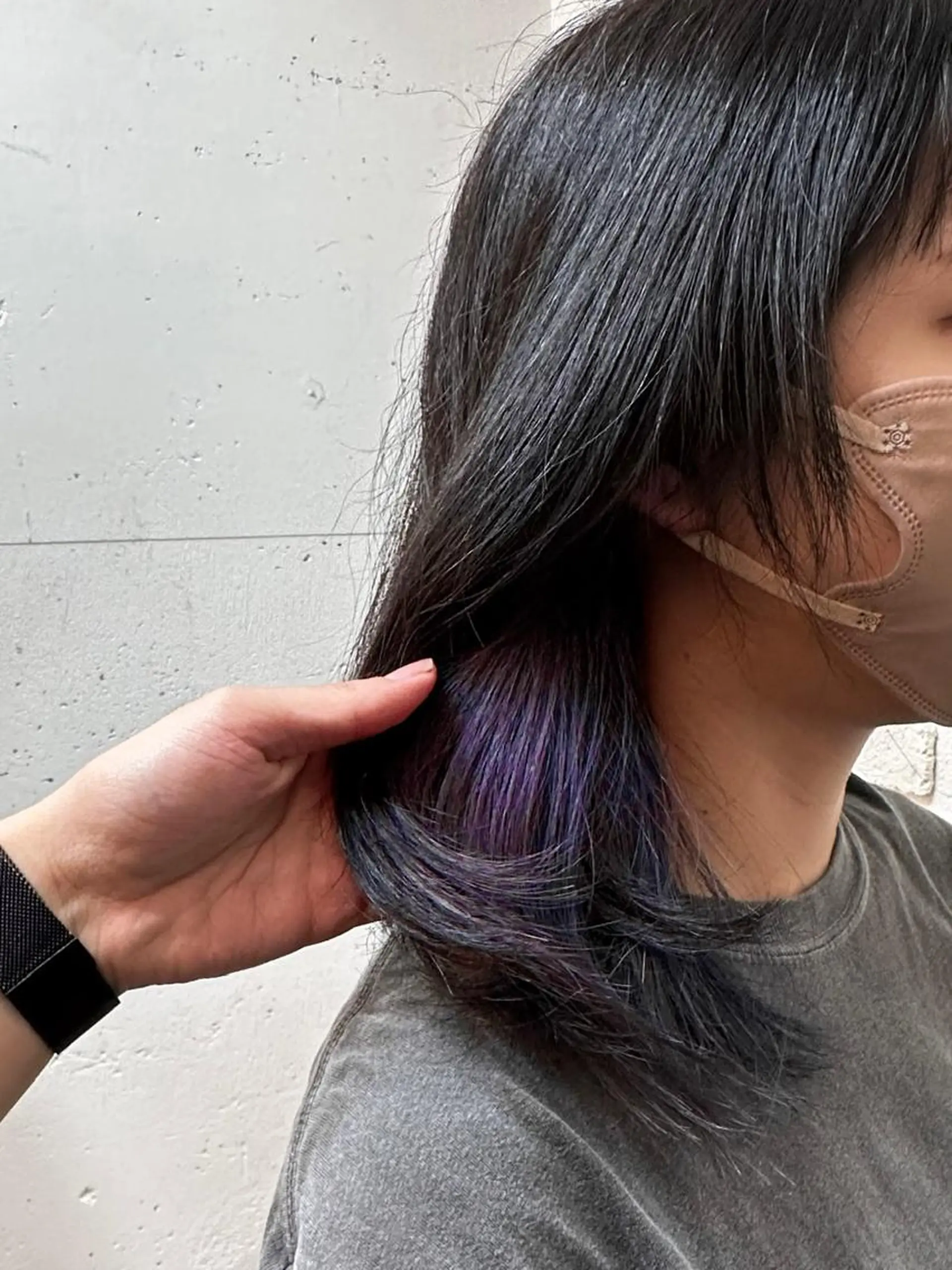 ミディアム カラー 池袋駅徒歩4分 hondaのヘアスタイル