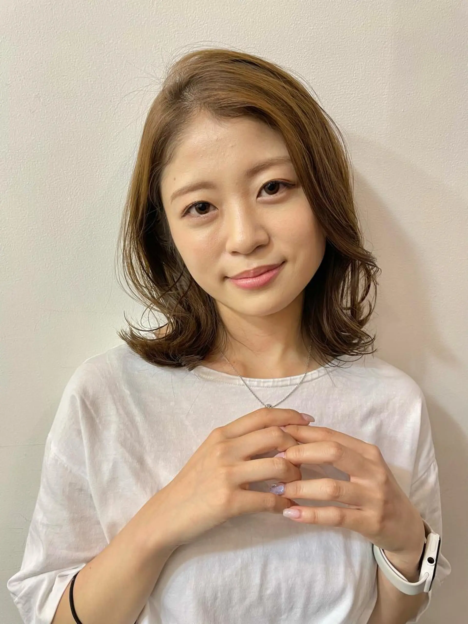 ミディアム カラー カット ヘアカラー ツヤ美髪💐 髪質改善/高山愛来のヘアスタイル