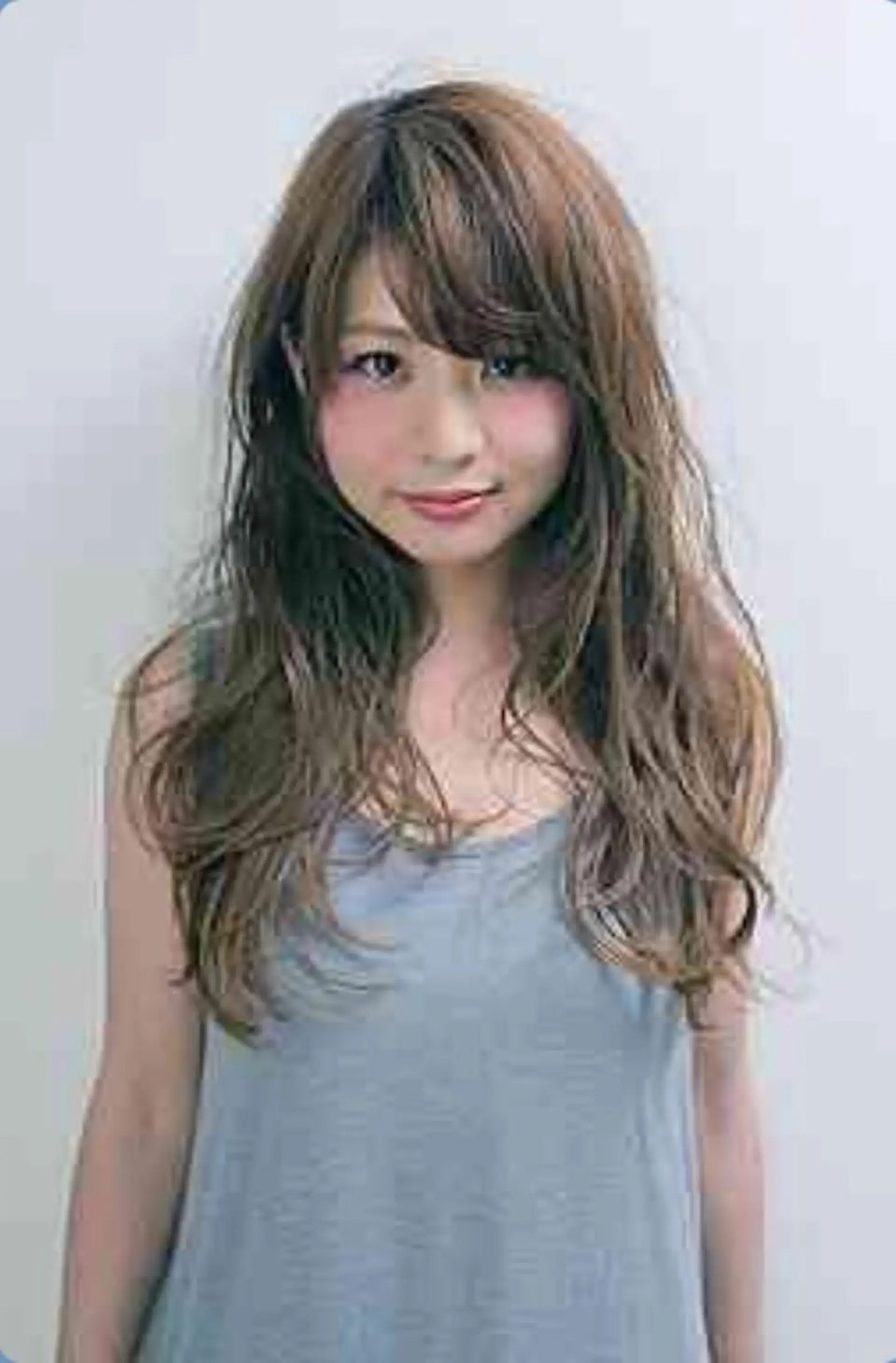 ロング ヘアカラー 笠谷 正之のヘアスタイル