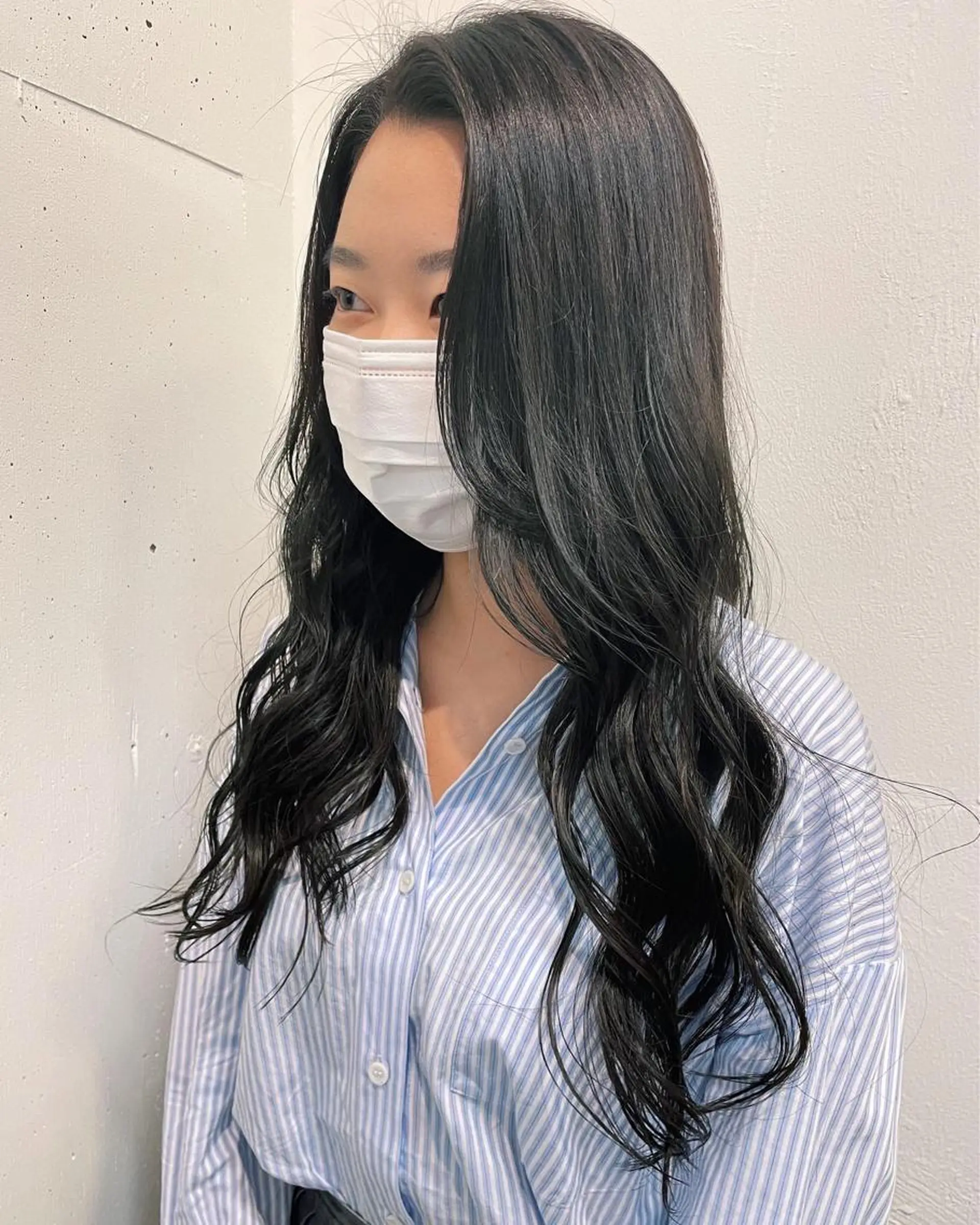 ロング カットモデル募集 長谷川のヘアスタイル