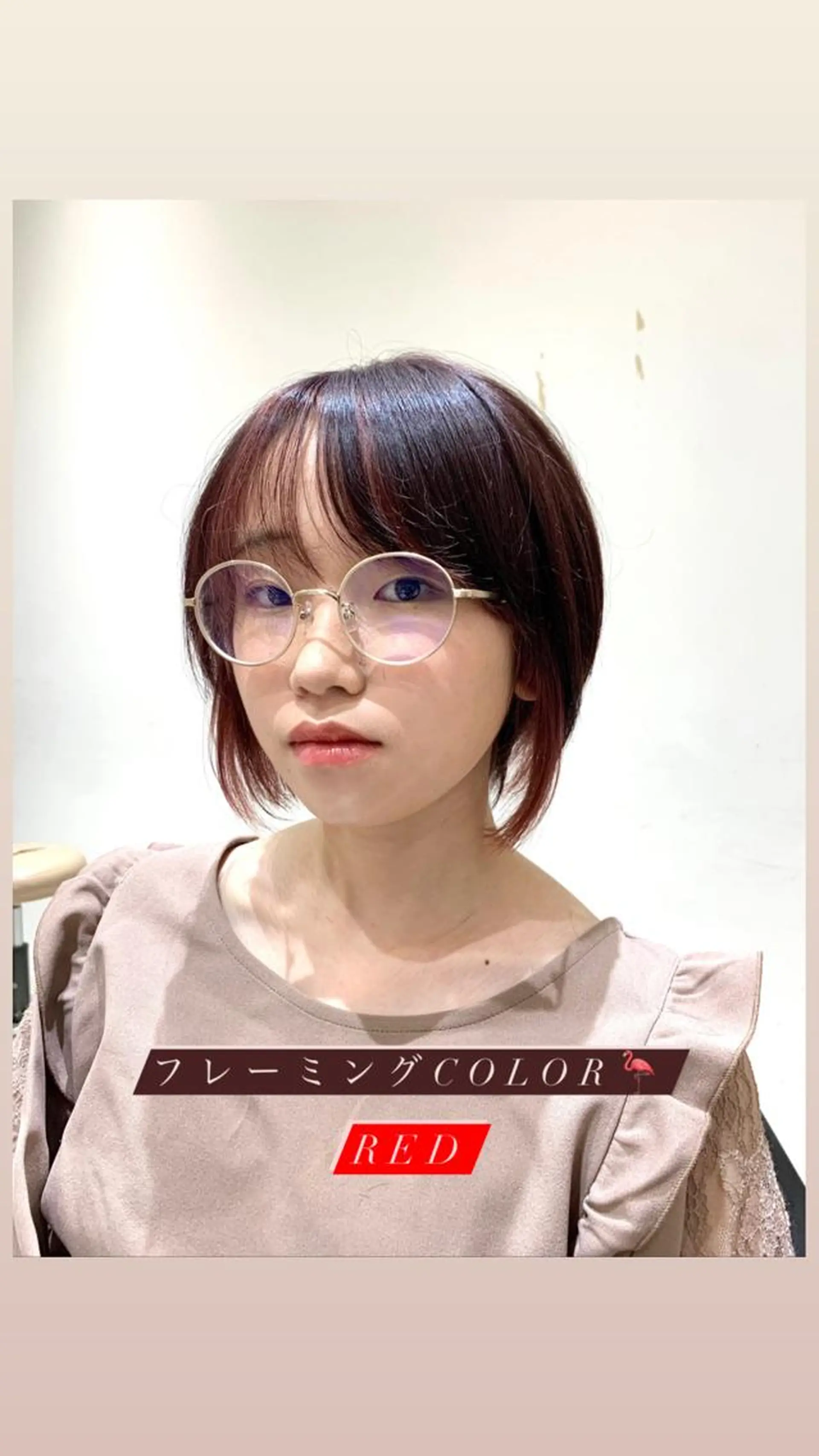 ショート カラー 🌈miu miu hair✂️💕のヘアスタイル