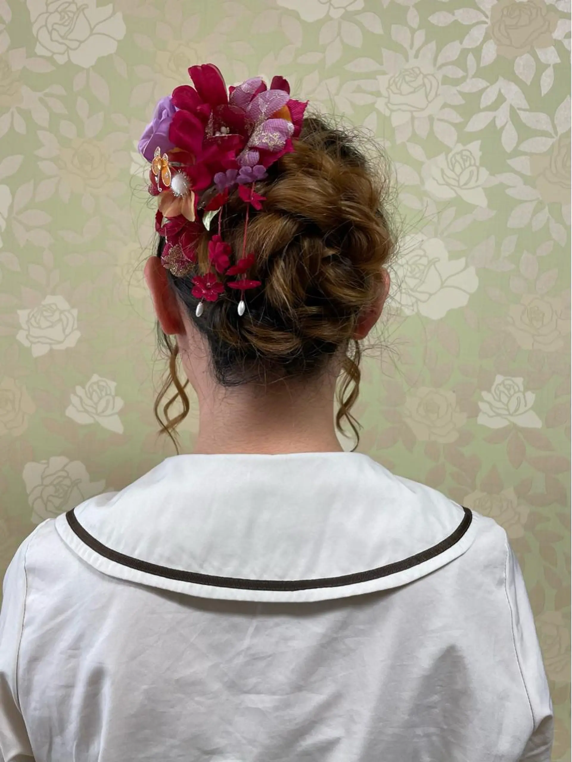 ロング ヘアアレンジ 徳留 もも花のヘアスタイル