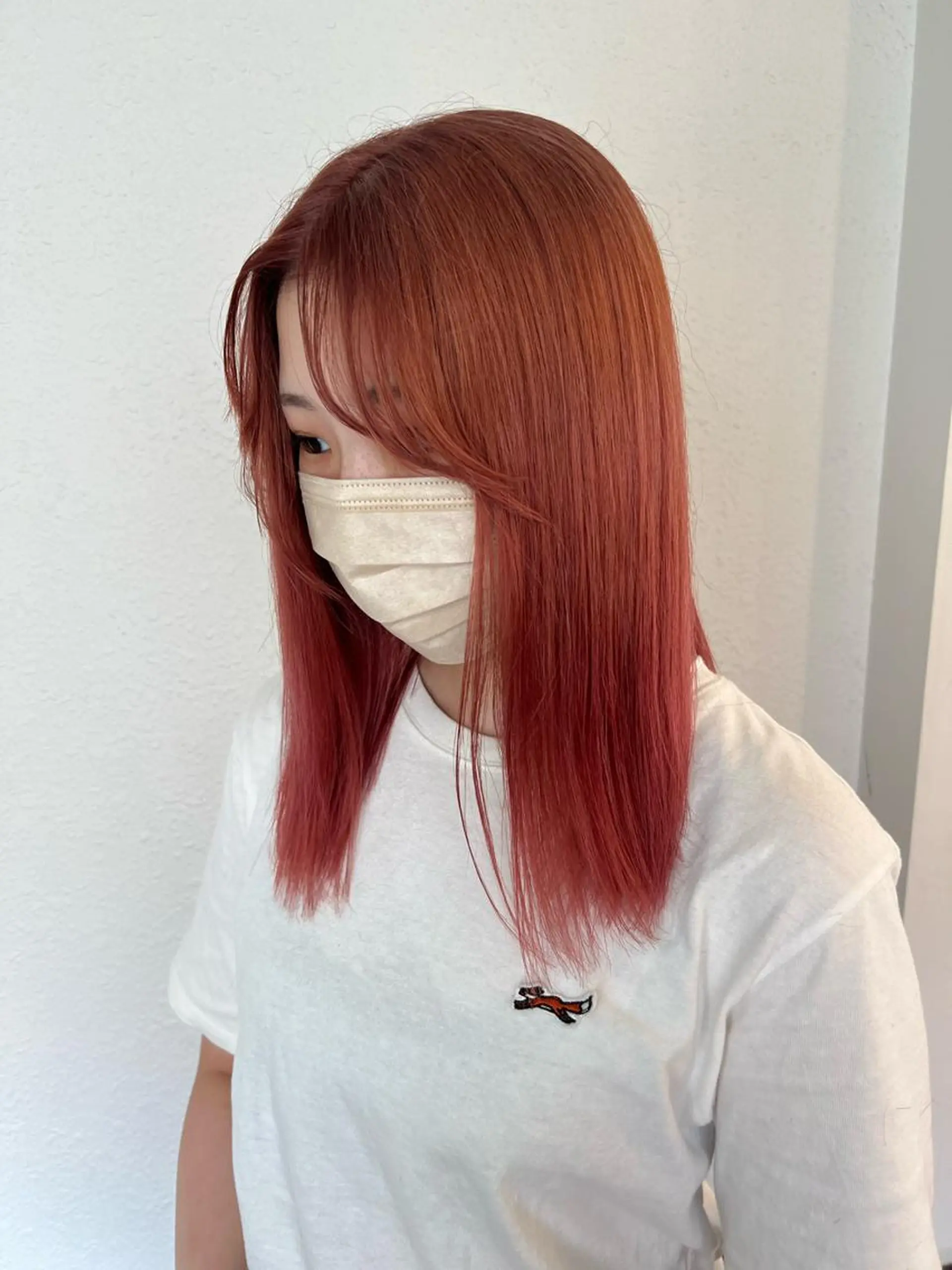 セミロング 名駅/艶韓国風ヘア miyabiのヘアスタイル