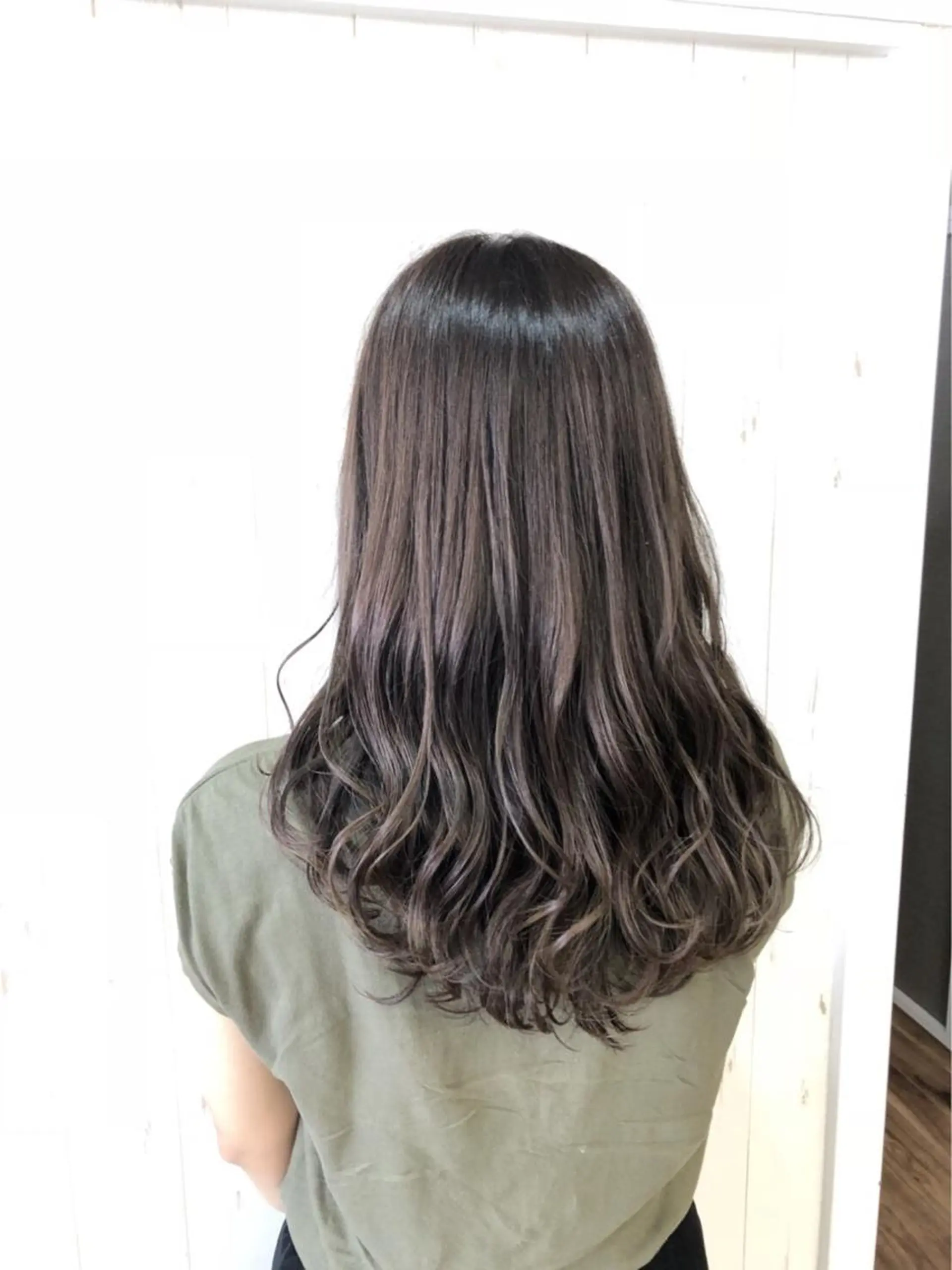 ロング カラー ヘアアレンジ イルミナカラー M字・前髪割れ 改善メンズ特化/栢沼のヘアスタイル