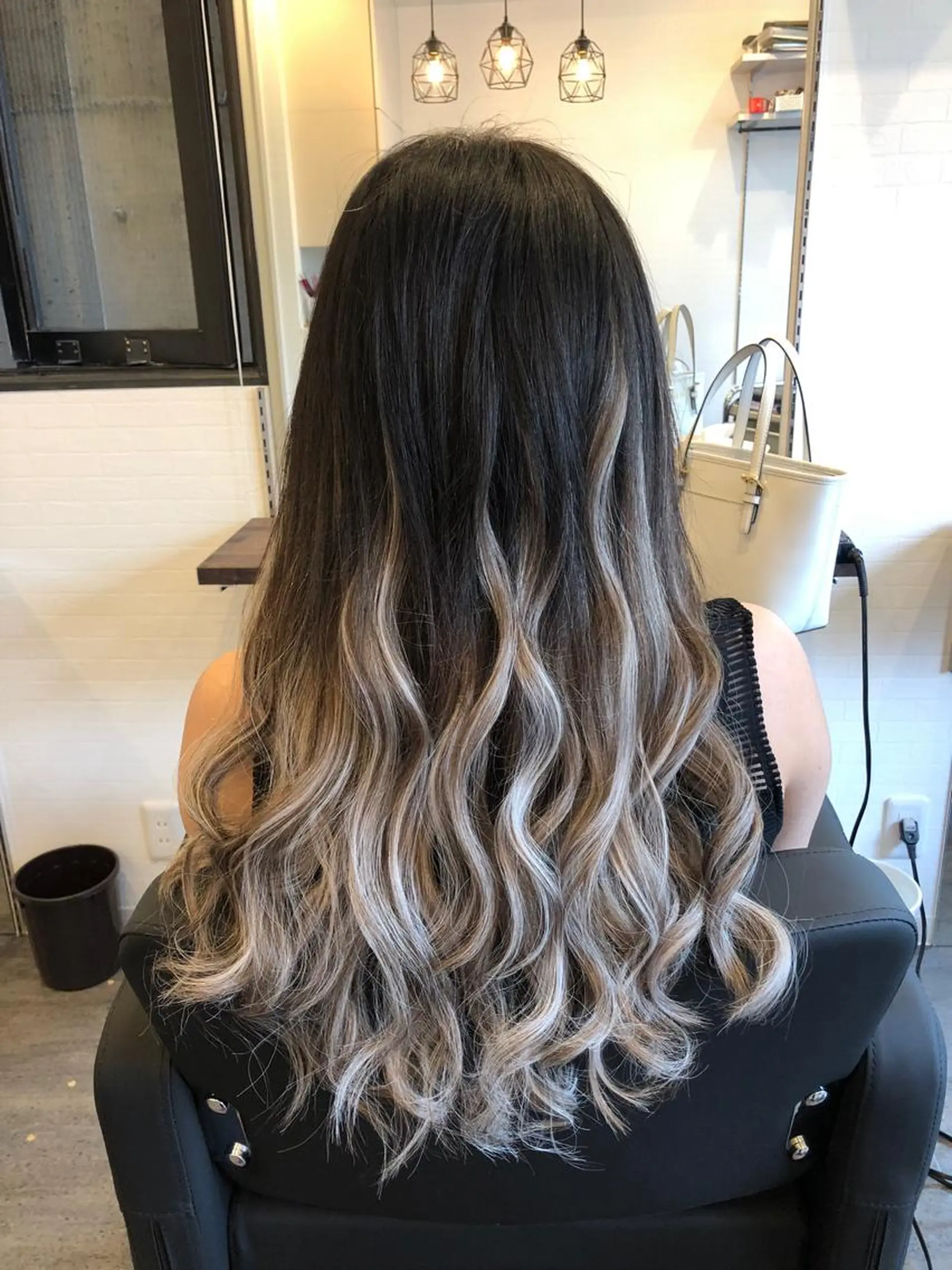 セミロング シールエクステ エクステ ヘアカラー エクステ 100%高級人毛使用 LANIUMEDAのヘアスタイル