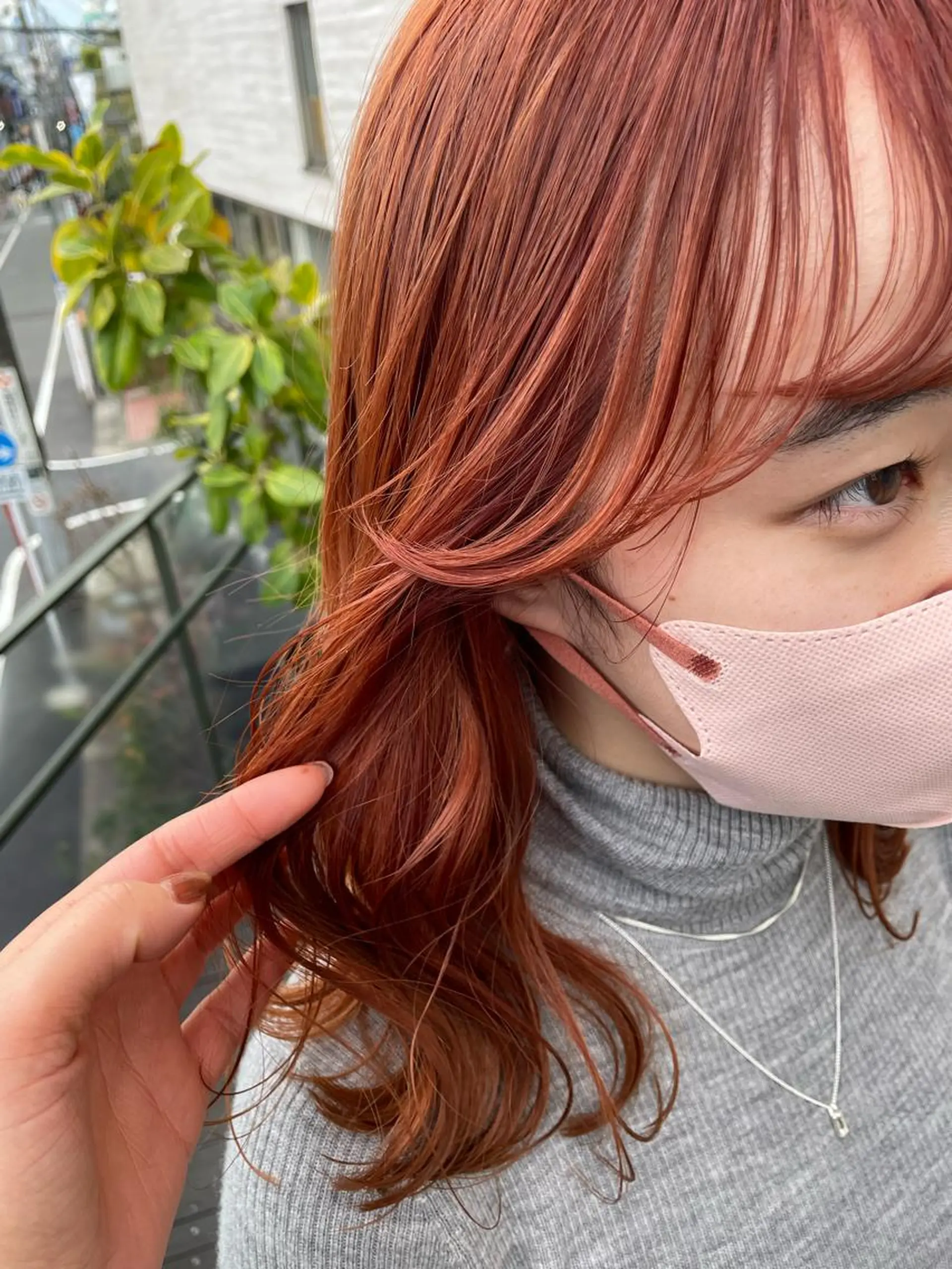 セミロング ヘアカラー 韓国風/オシャレ /縮毛矯正/滝口琴未のヘアスタイル
