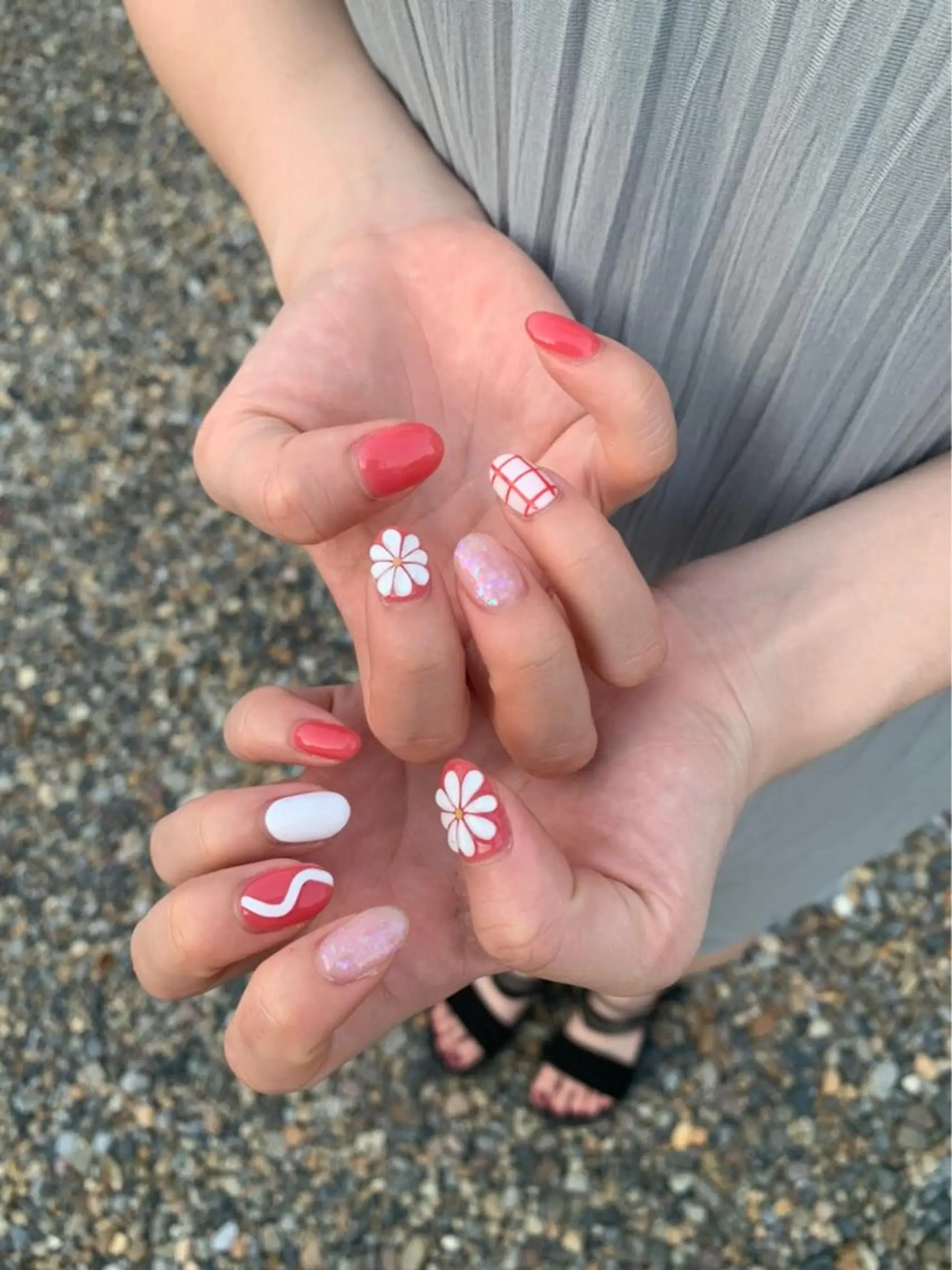 ネイル 持ち込み ガレンドウ 白澤 愛子のネイルデザイン