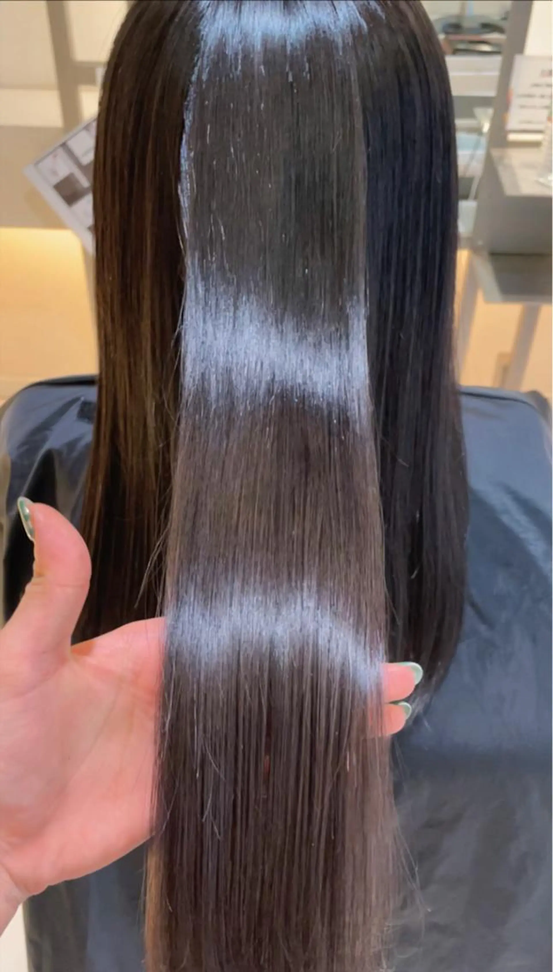 ロング パーマ トリートメント ストレートパーマ BiBi 武田 あやのヘアスタイル