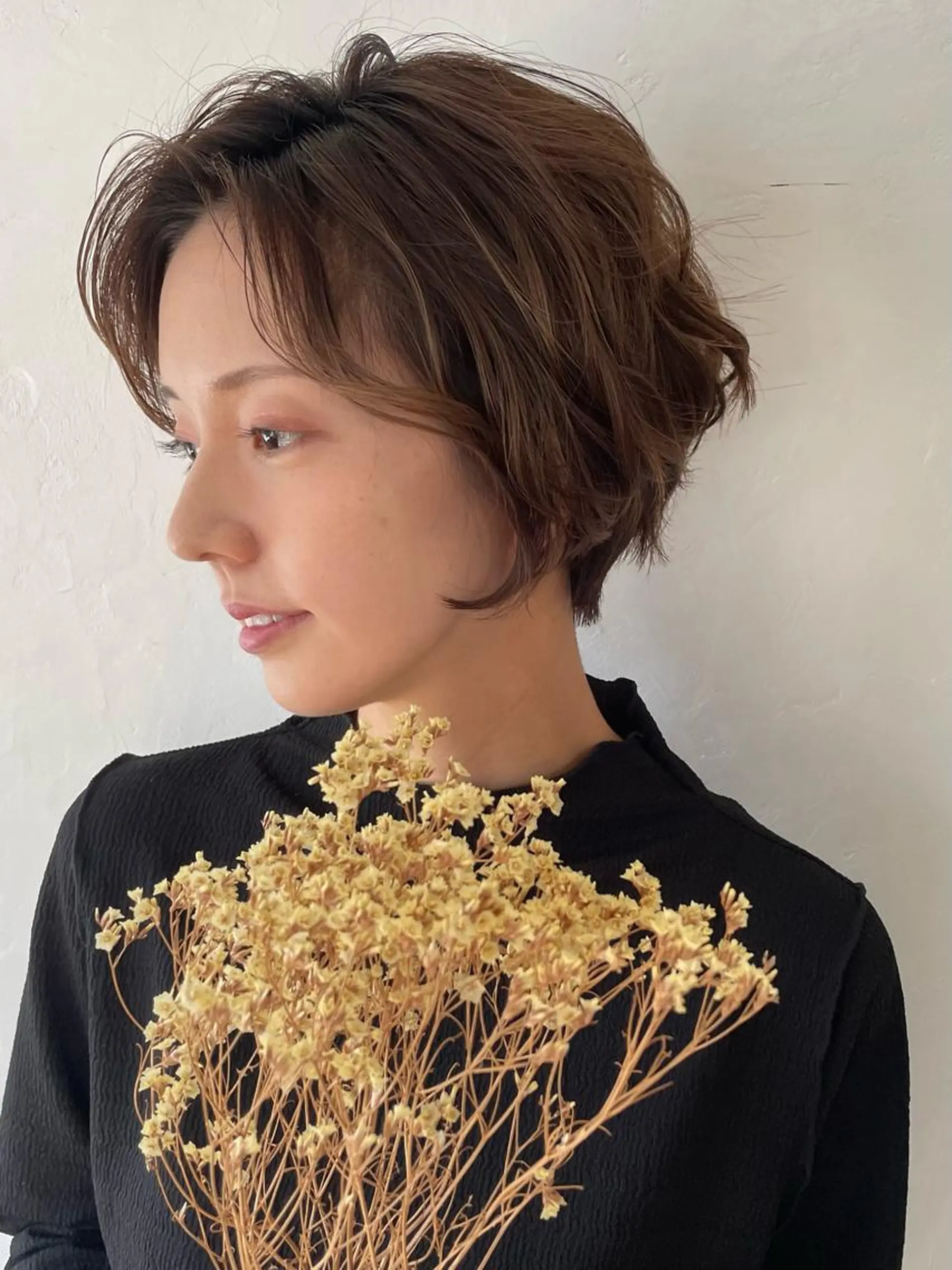 ショート カラー ヘアアレンジ 土屋 紗也果のヘアスタイル