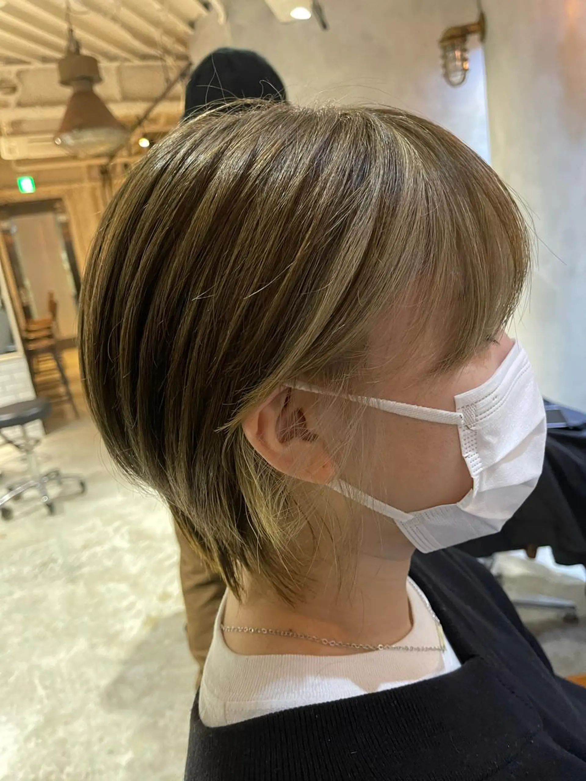 ショート カラー 艶髪/レイヤーカット 髪質改善/清水のヘアスタイル