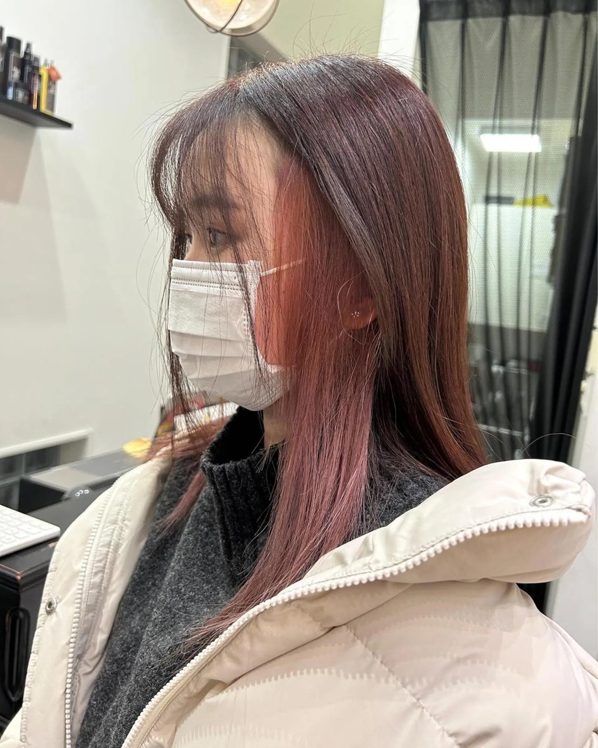 カラー 河野いずみ レイヤー/ボブ 🤍のヘアスタイル
