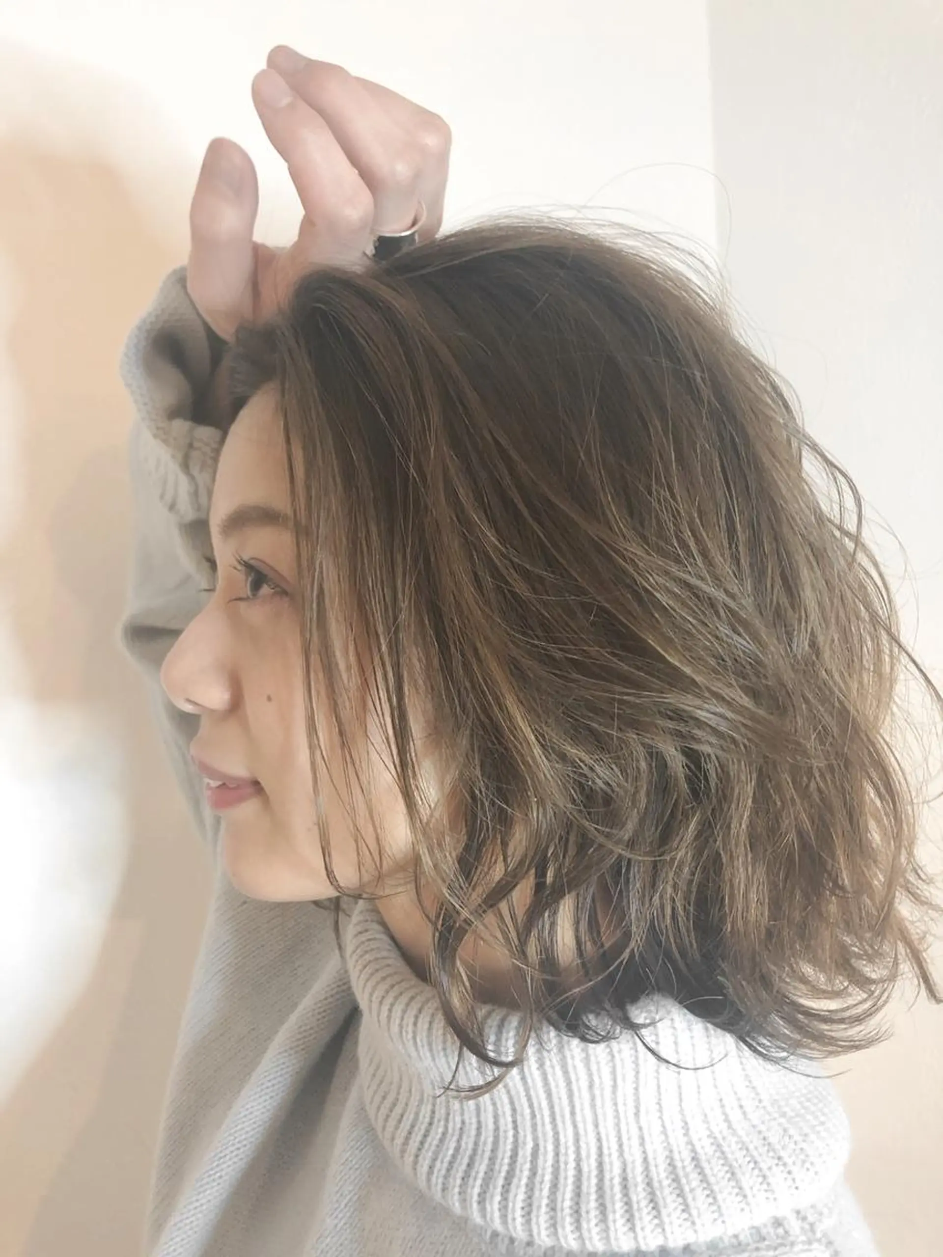 ミディアム カラー m ā l o. マァロのヘアスタイル