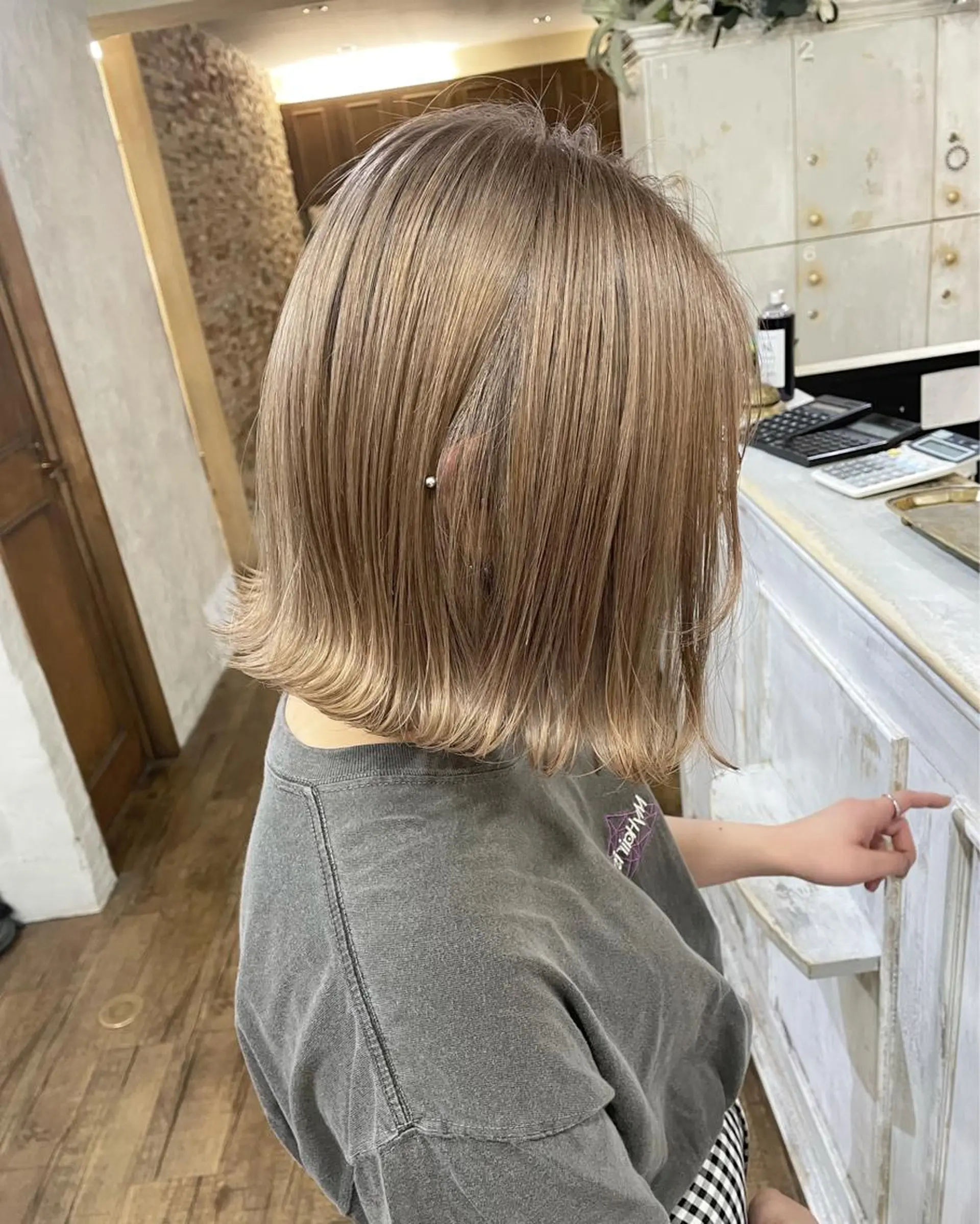ショート カラー ヘアカラー トリートメント 遠藤 拓馬のヘアスタイル