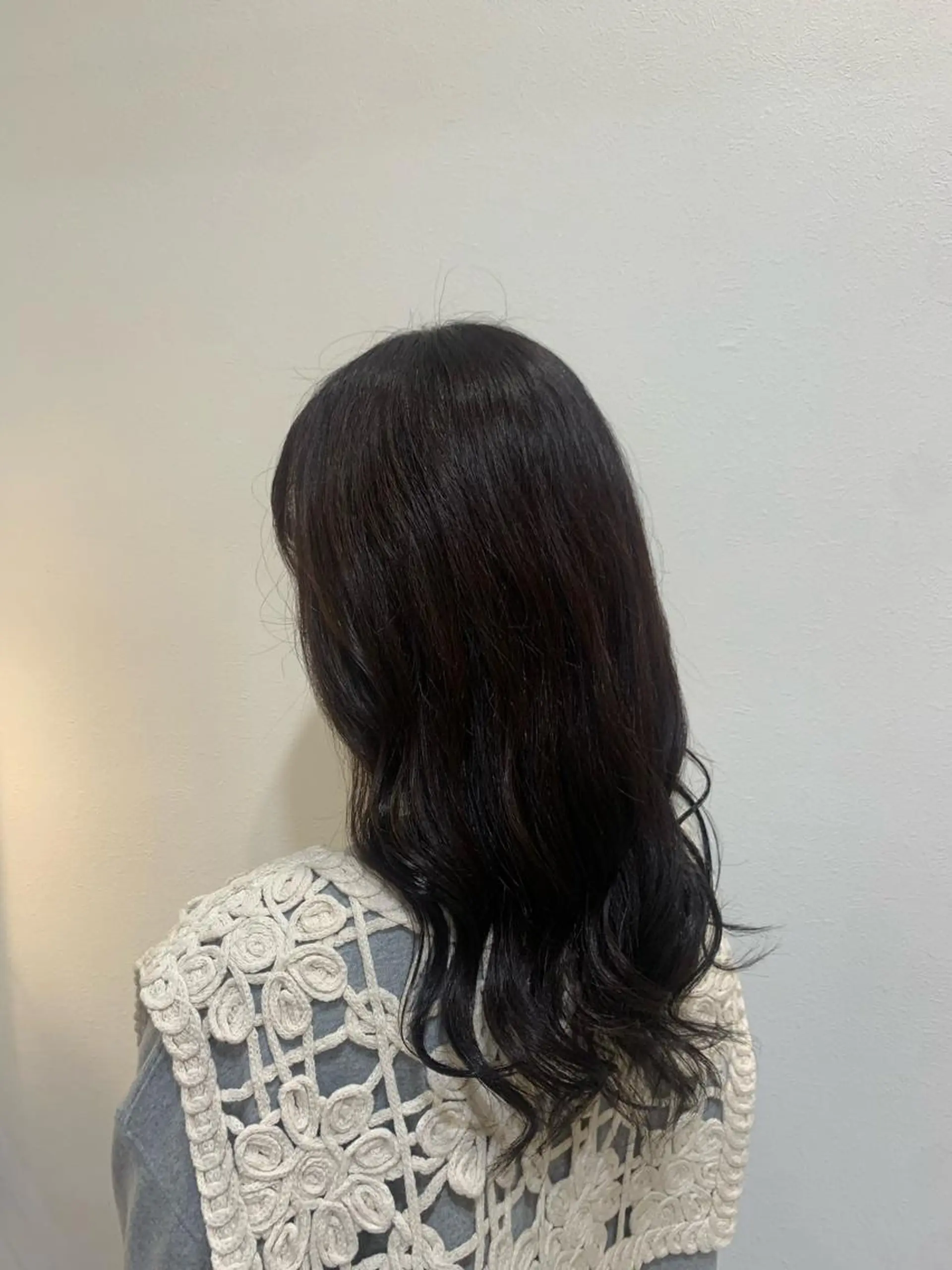 セミロング カラー 永田 幸花のヘアスタイル