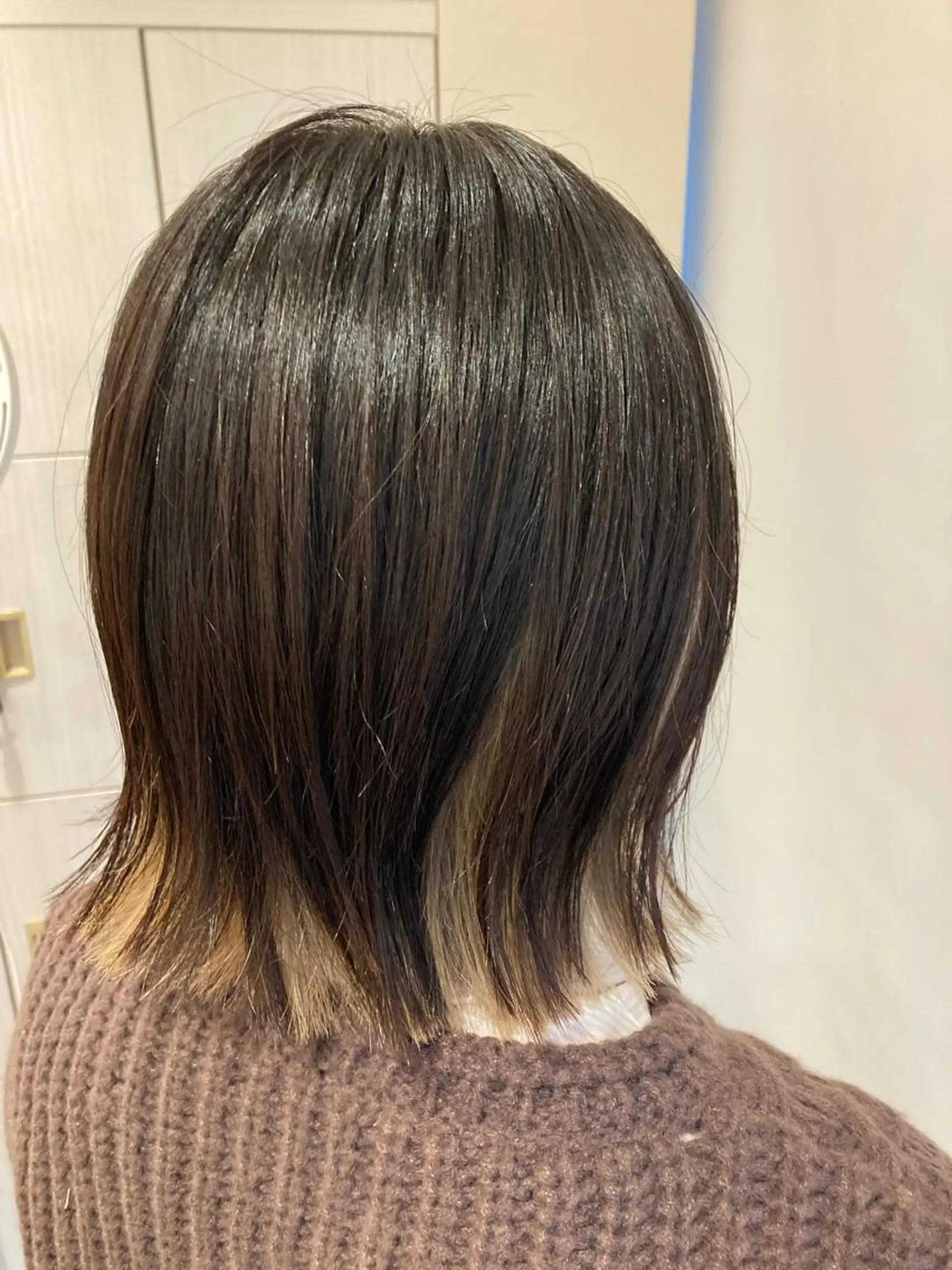 ショート カラー イヤリングカラー 似合わせカット waRin所属・waRin syamp&headのヘアスタイル