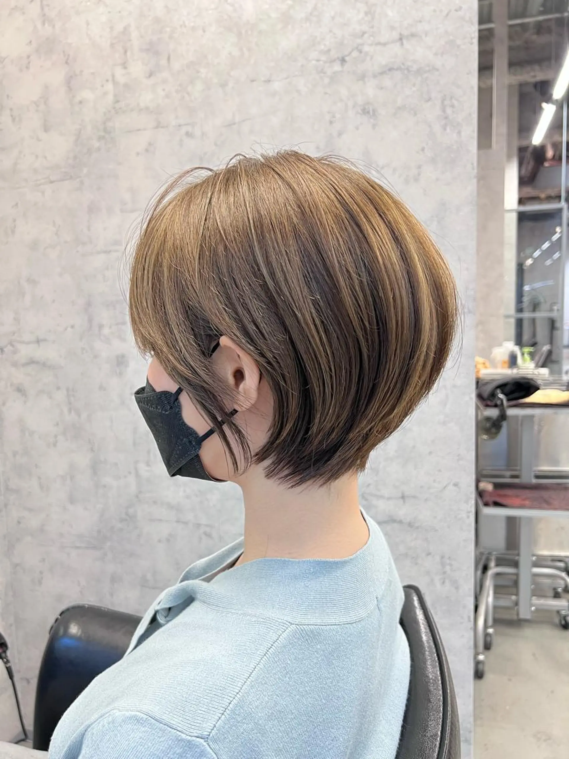 ショート カット ヘアカラー トリートメント 銀座ショートヘア特化 渡部 誠のヘアスタイル