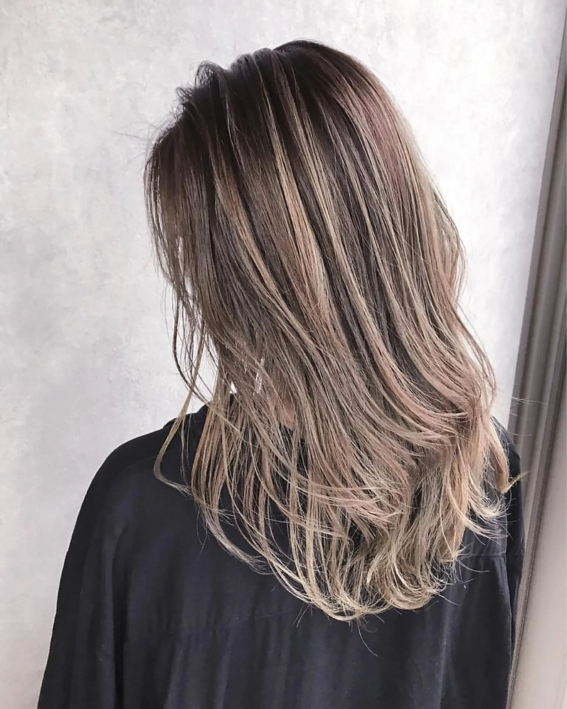 セミロング カラー EARTH川越/オー ナー/阿部建のヘアスタイル